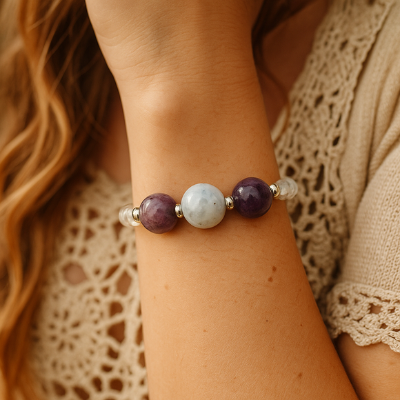 Third Eye Chakra Bracelet- For Building Intuition & Manifestation