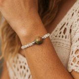 Unakite Bracelet- For Past Lives & Pasta Trauma Healing
