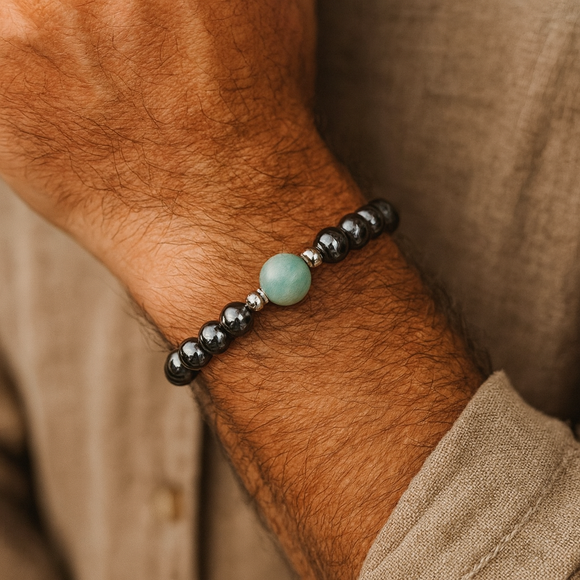 Amazonite Bracelet- For Courage & Self Expression