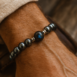 Astrophyllite Men's Bracelet- For Discovering Life Purpose & Shadow Work