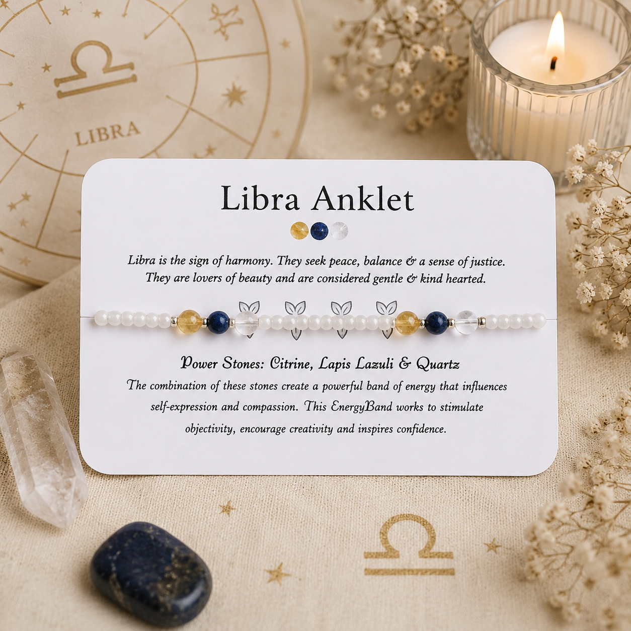 Libra Anklet - Zodiac Anklet