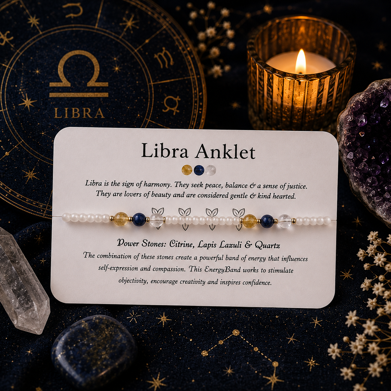 Libra Anklet - Zodiac Anklet
