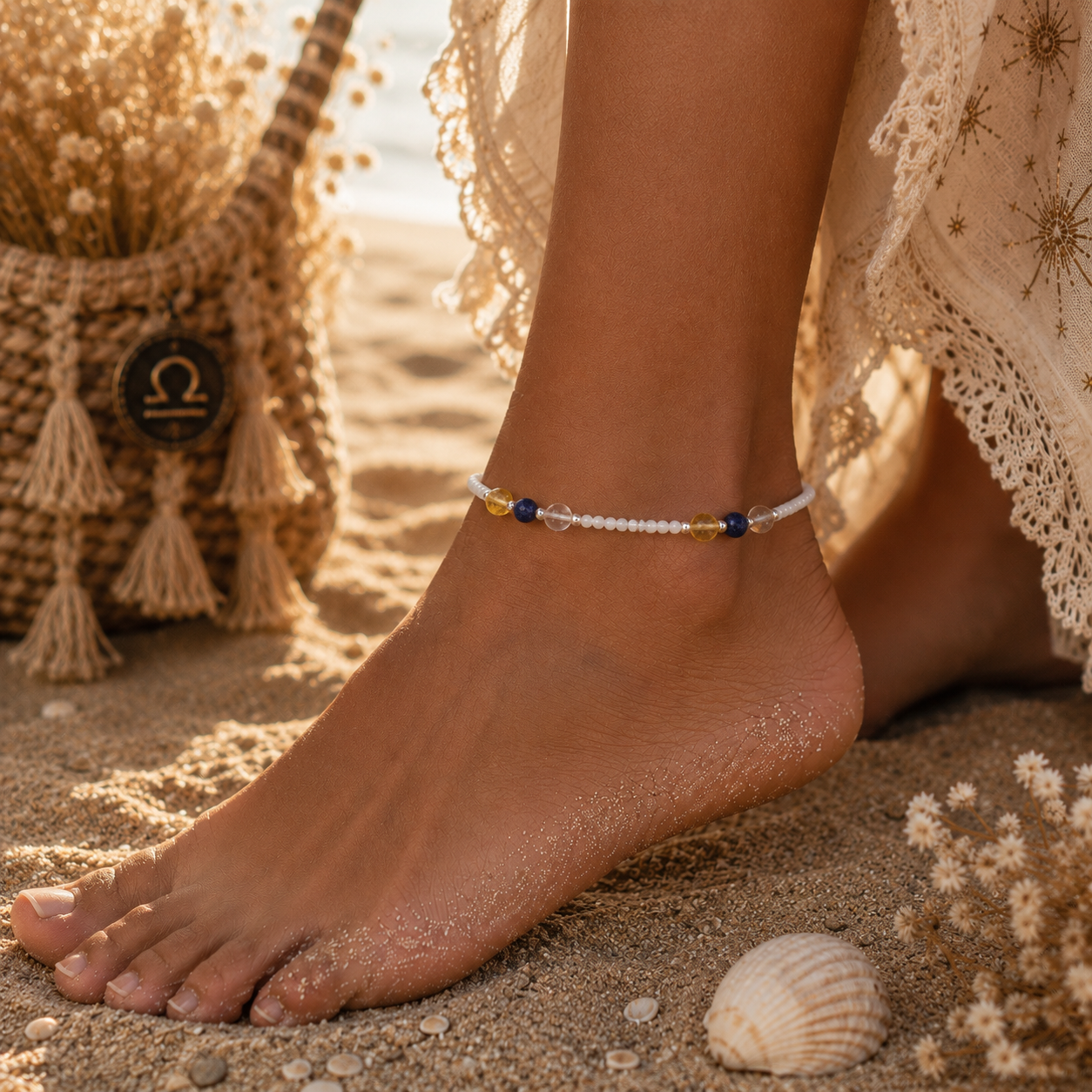 Libra Anklet - Zodiac Anklet