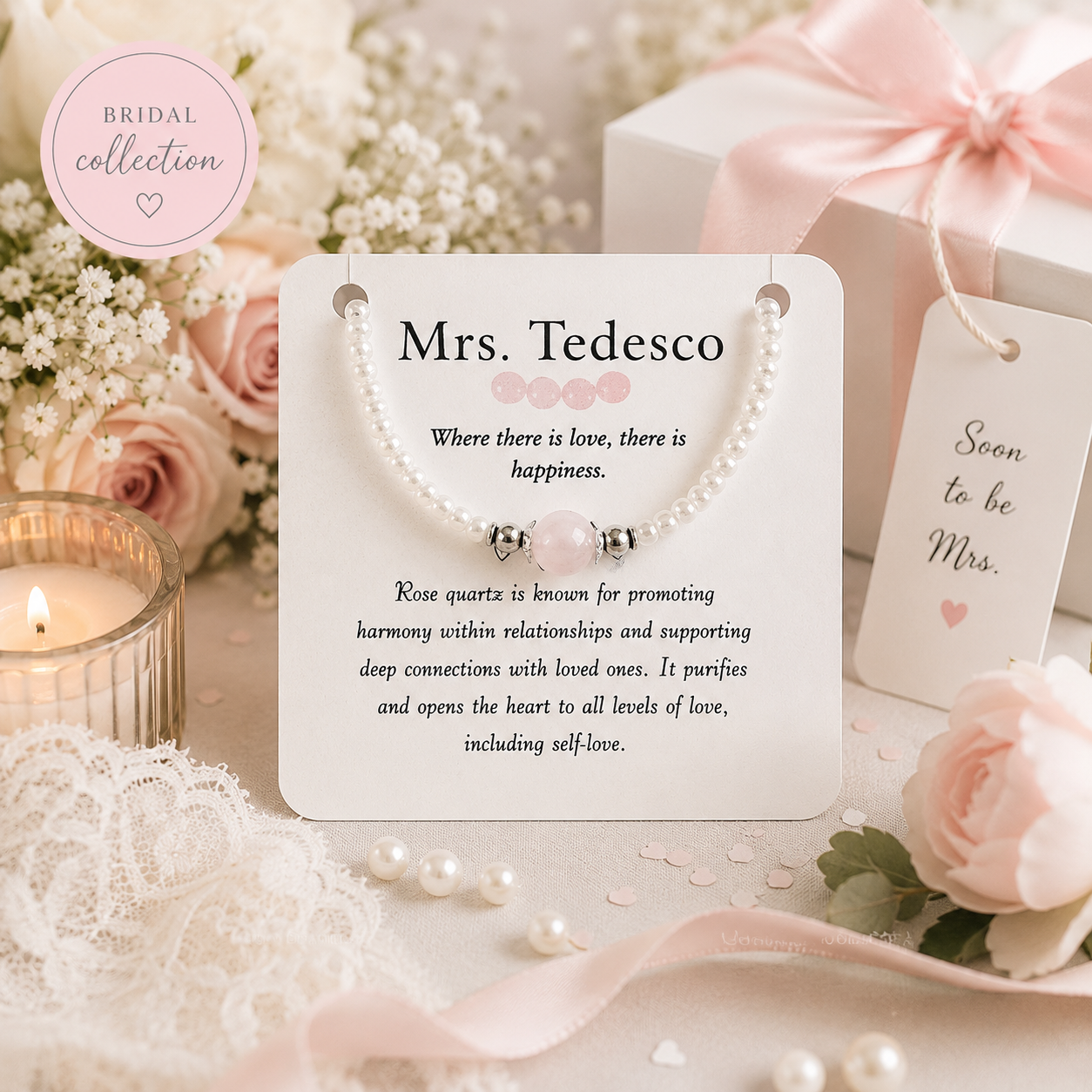 Mrs. - Bridal Bracelet- Personalized Gift