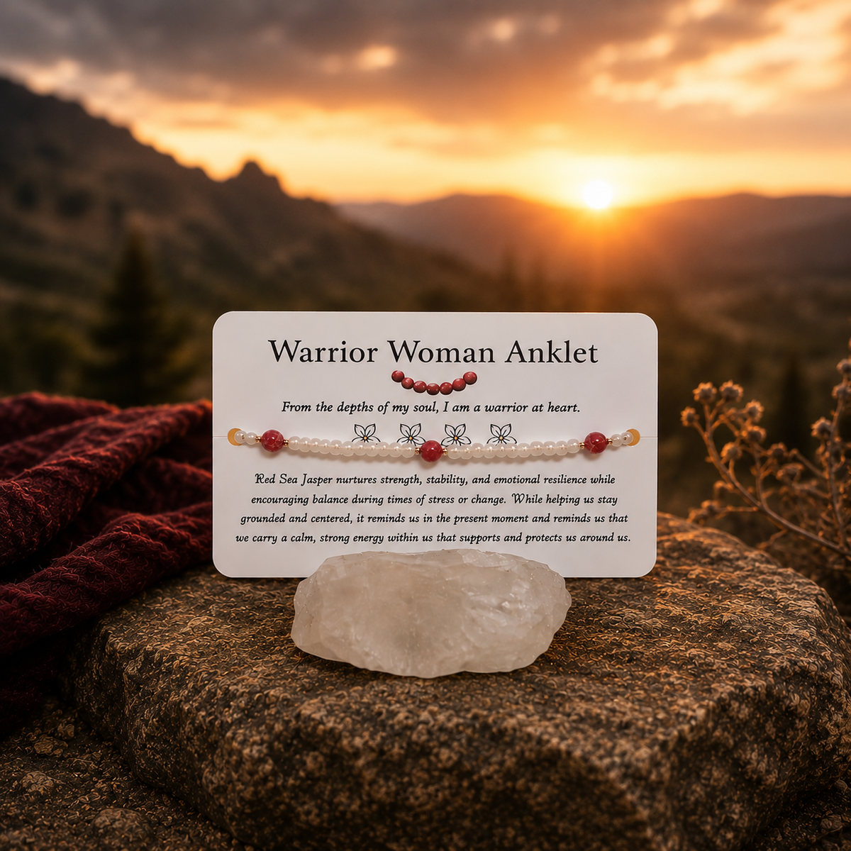 Warrior Woman Anklet - Warrior Woman Beaded Anklet