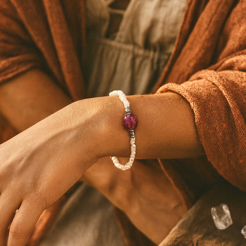 Amethyst Bracelet- For Intuition & Protection