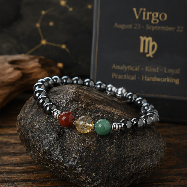 Virgo Bracelet- Men's Zodiac Bracelet