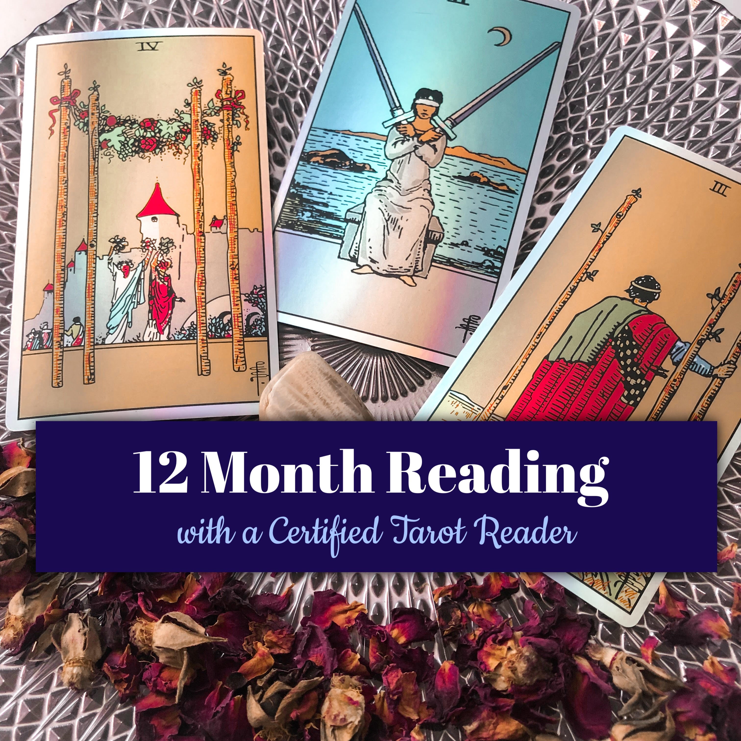 12 Month Tarot Reading- Emailed Tarot Reading - Mindful Intentions