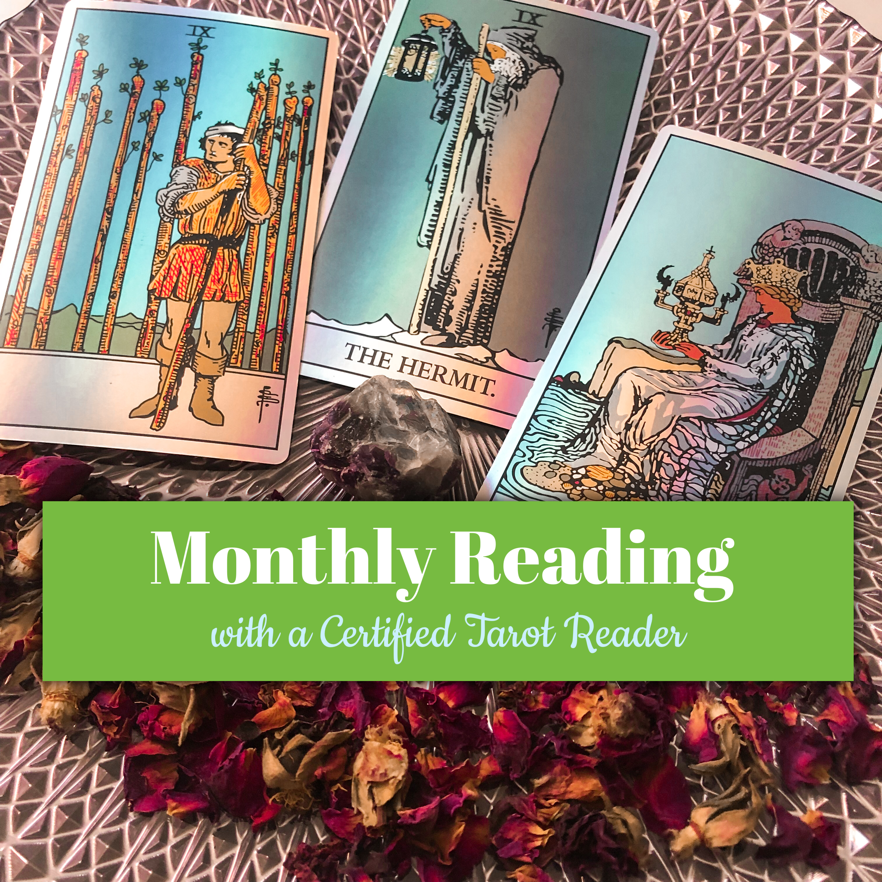 Monthly Tarot Reading- Emailed PDF Reading - Mindful Intentions