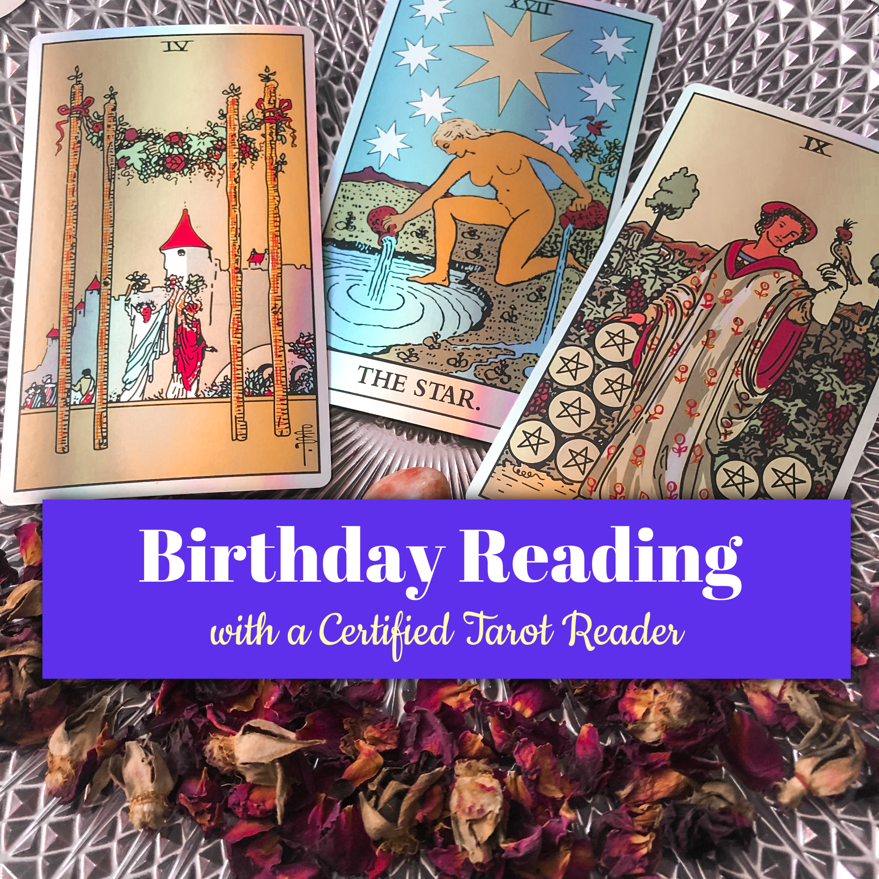 Birthday Tarot Reading- Emailed Tarot Reading - Mindful Intentions
