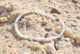 Courage Anklet- Amazonite Beaded Anklet - Mindful Intentions