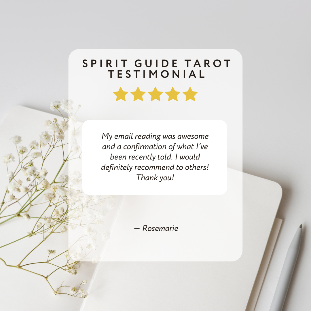 Spirit Guide Tarot Reading- Emailed Tarot Reading - Mindful Intentions