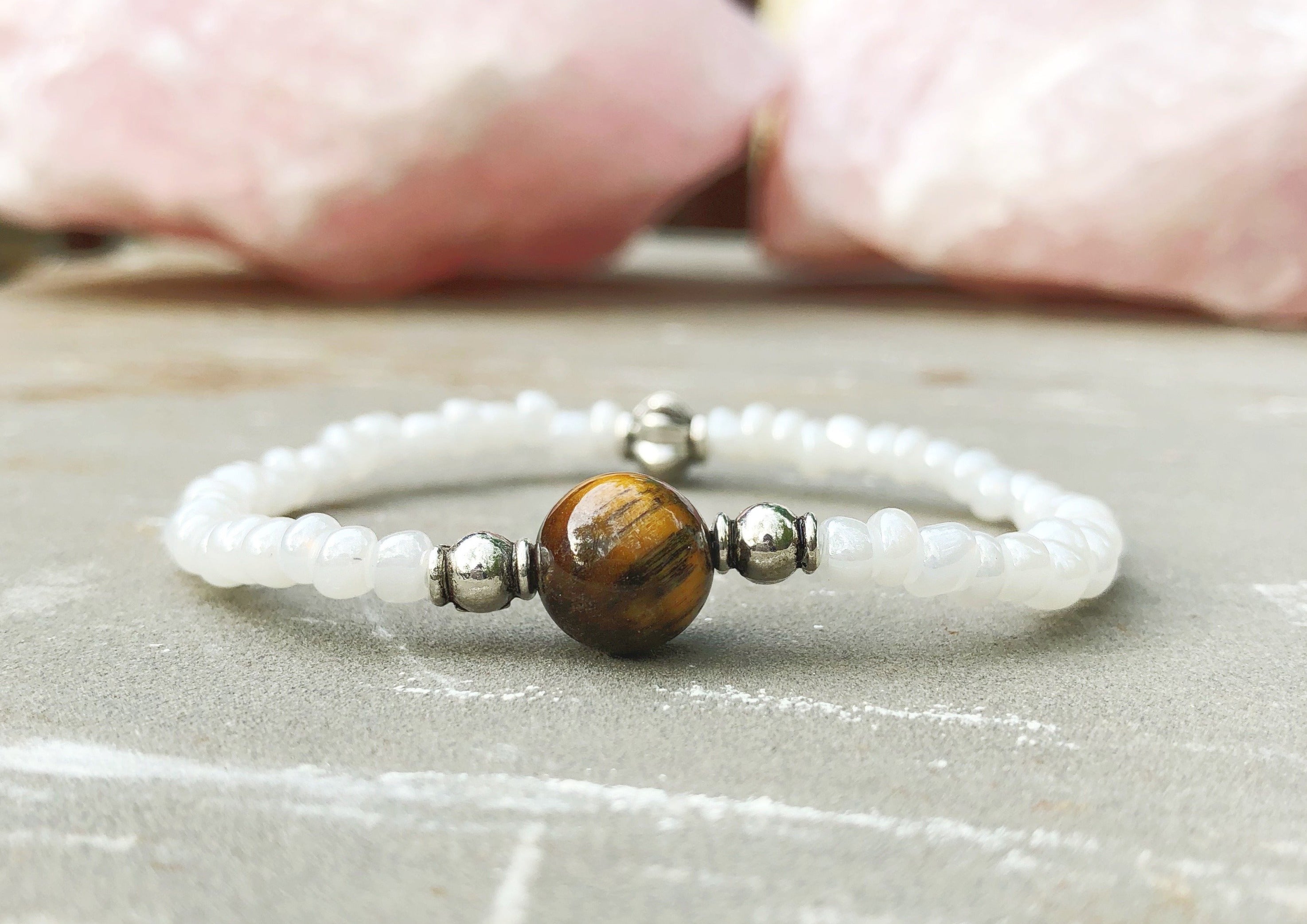 Tiger Eye Bracelet for Bravery, Confidence, & Protection - Mindful Intentions