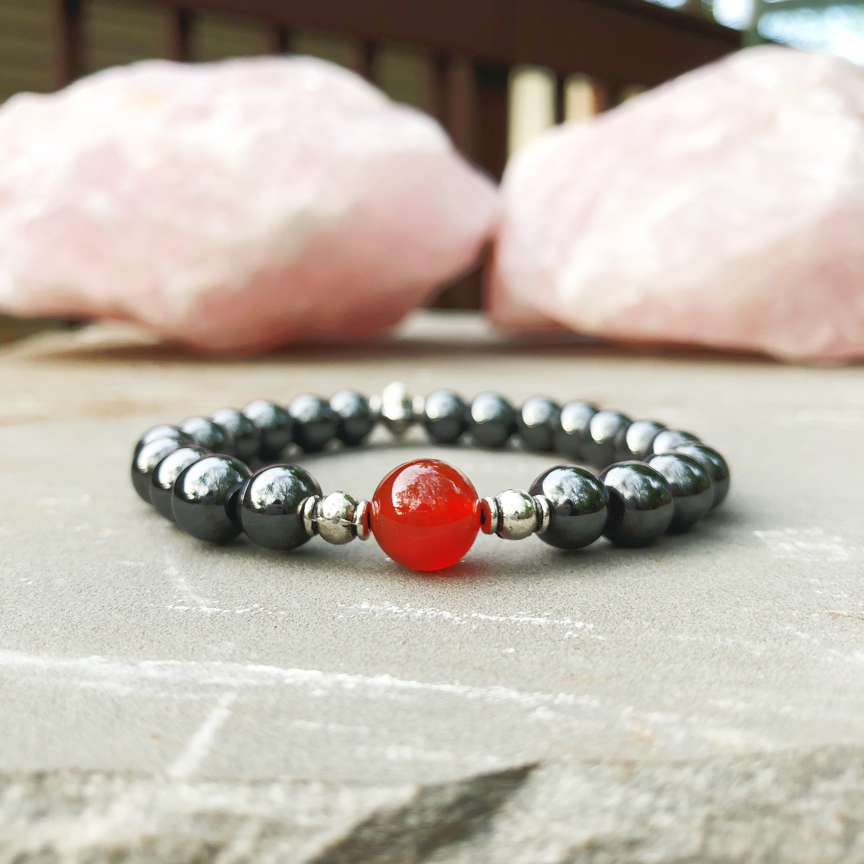 Carnelian Bracelet For Attracting the Desires of the Heart & Taking Action - Mindful Intentions