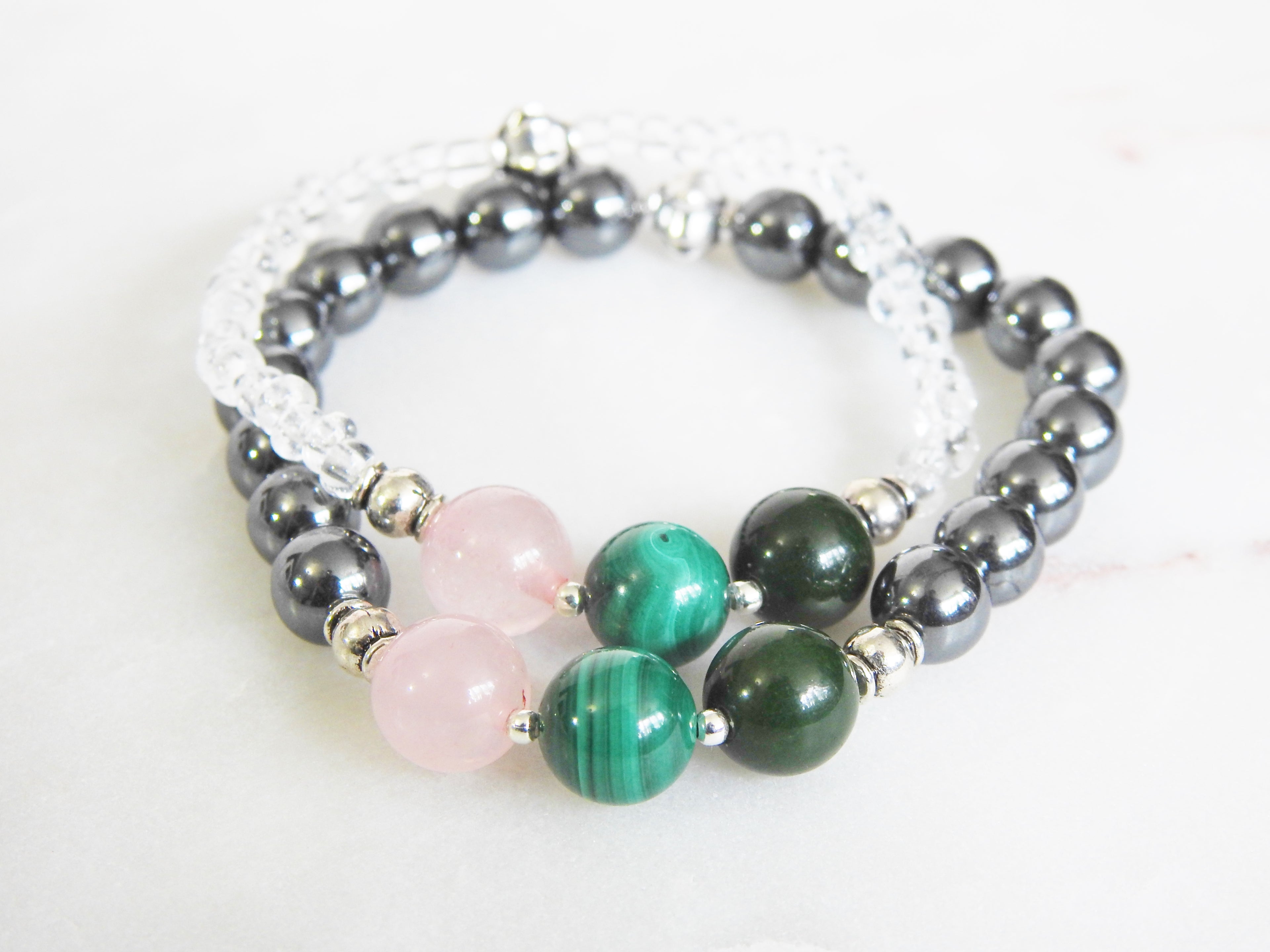 Men's Heart Chakra Bracelet- For Heart Healing & Emotional Support - Mindful Intentions