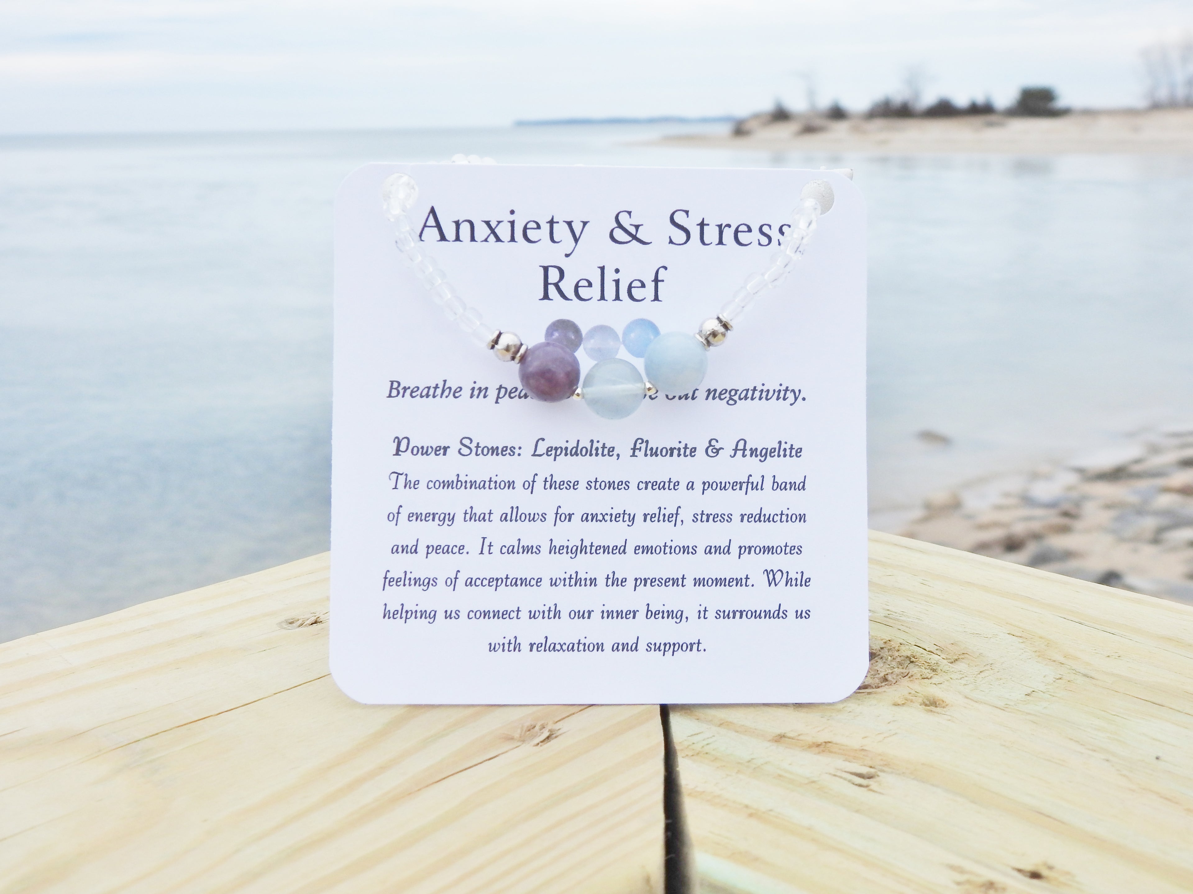 Anxiety & Stress Relief Bracelet - Mindful Intentions