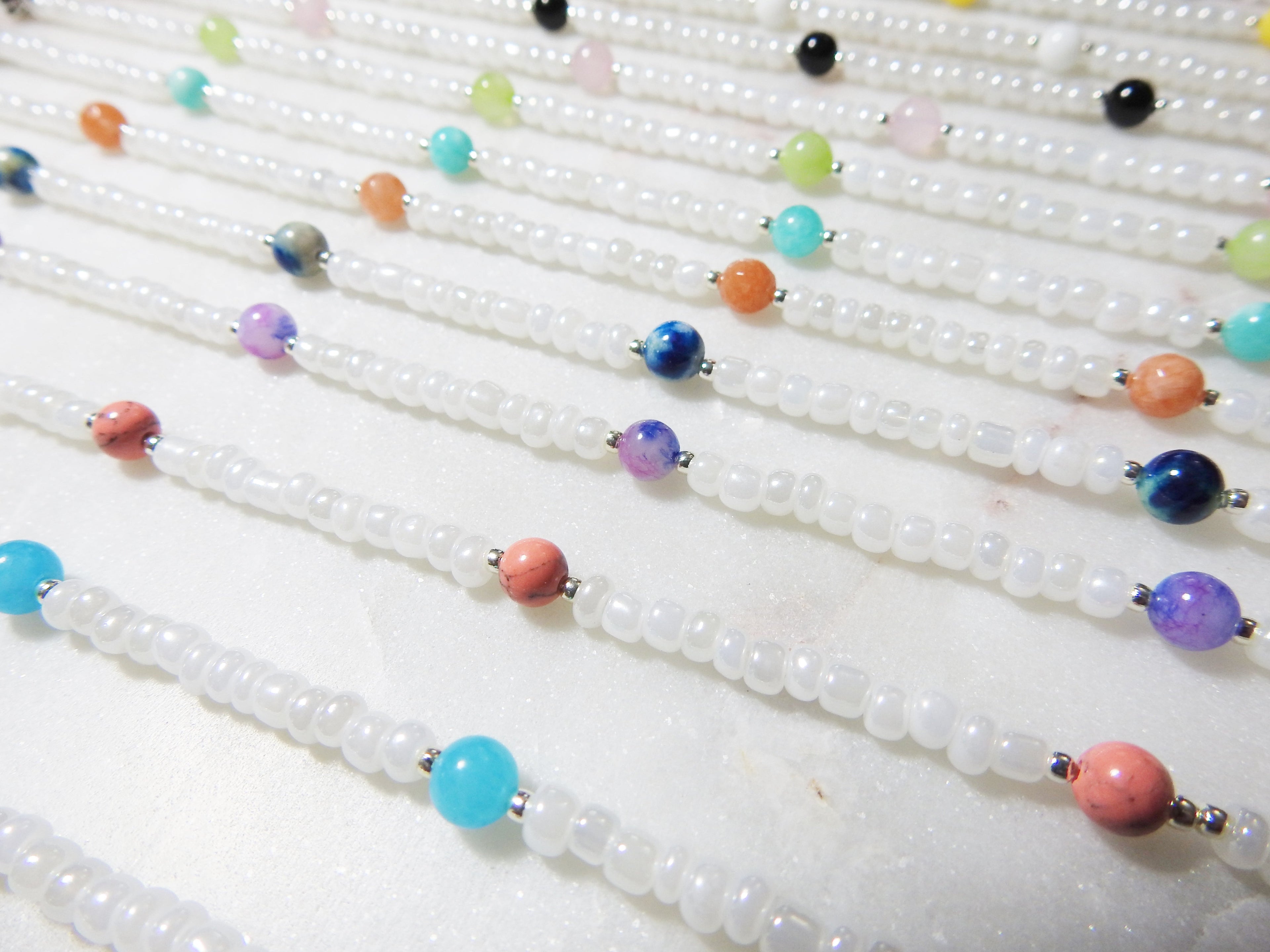 Taurus Zodiac Anklet - Beaded Anklet - Mindful Intentions