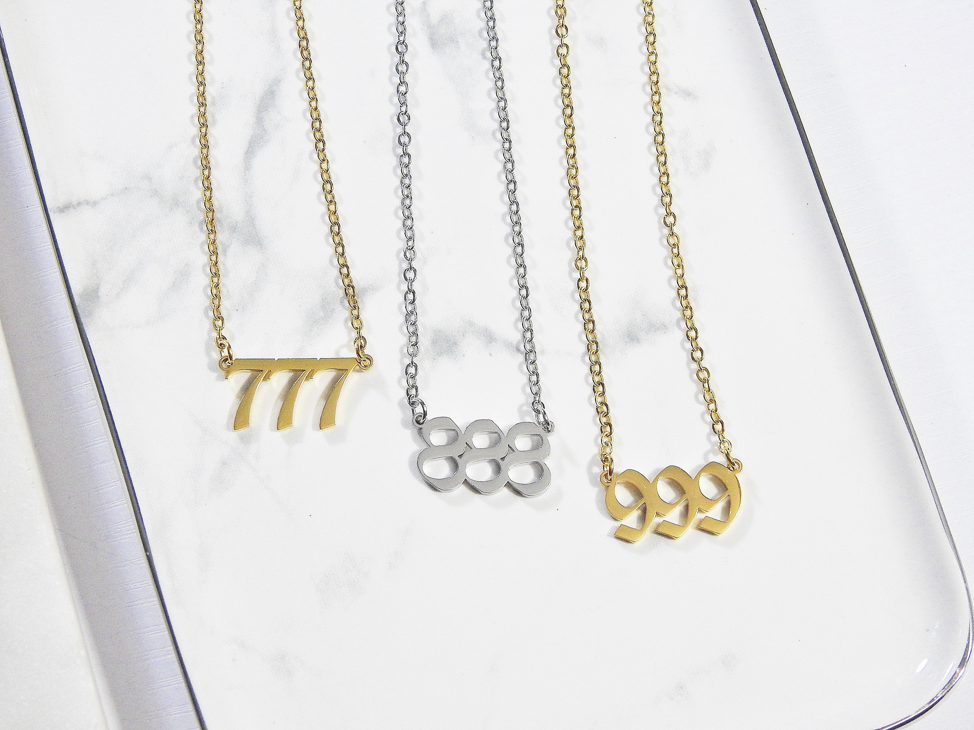 999 Angel Number Necklace- For Forward Movement & Life Lessons - Mindful Intentions