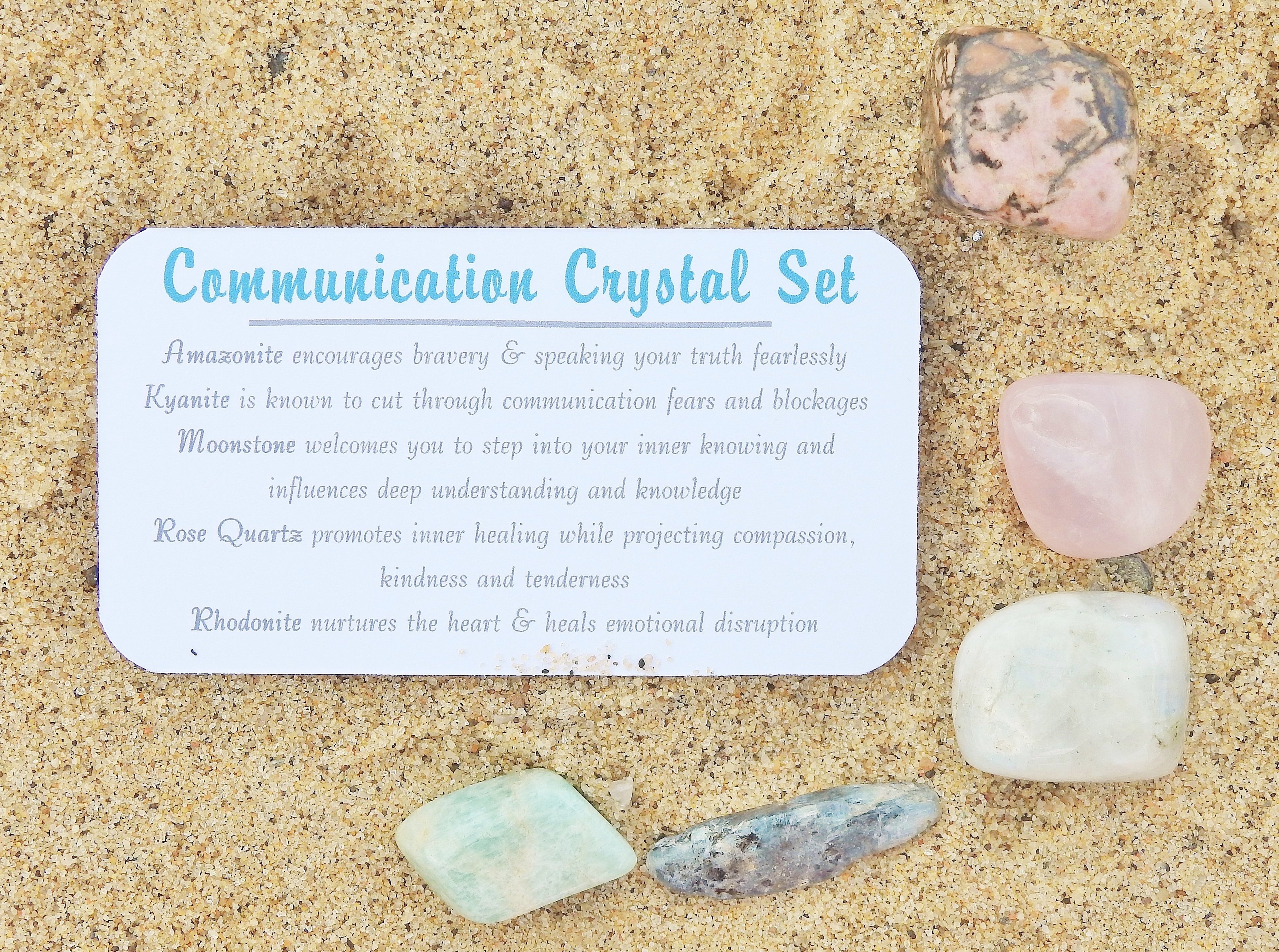 Communication Crystal Jar Set - Mindful Intentions
