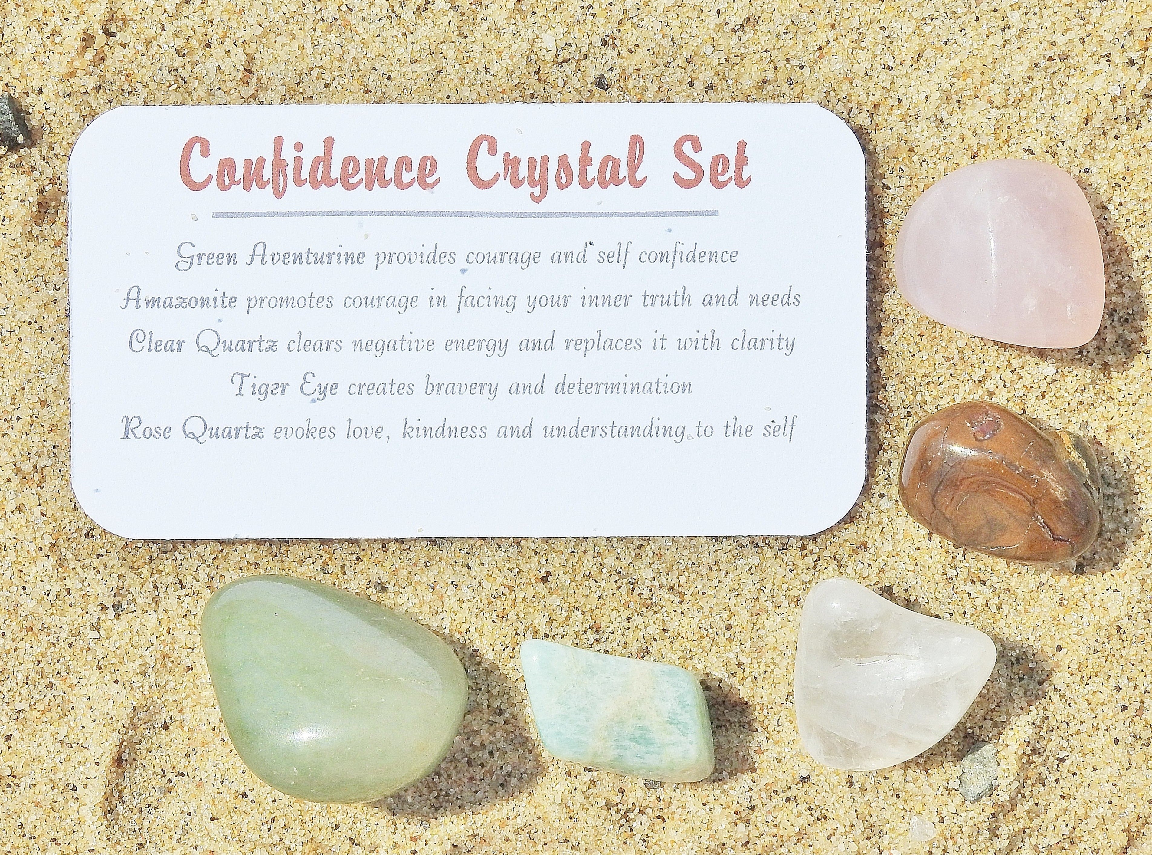 Confidence Crystal Jar Set - Mindful Intentions