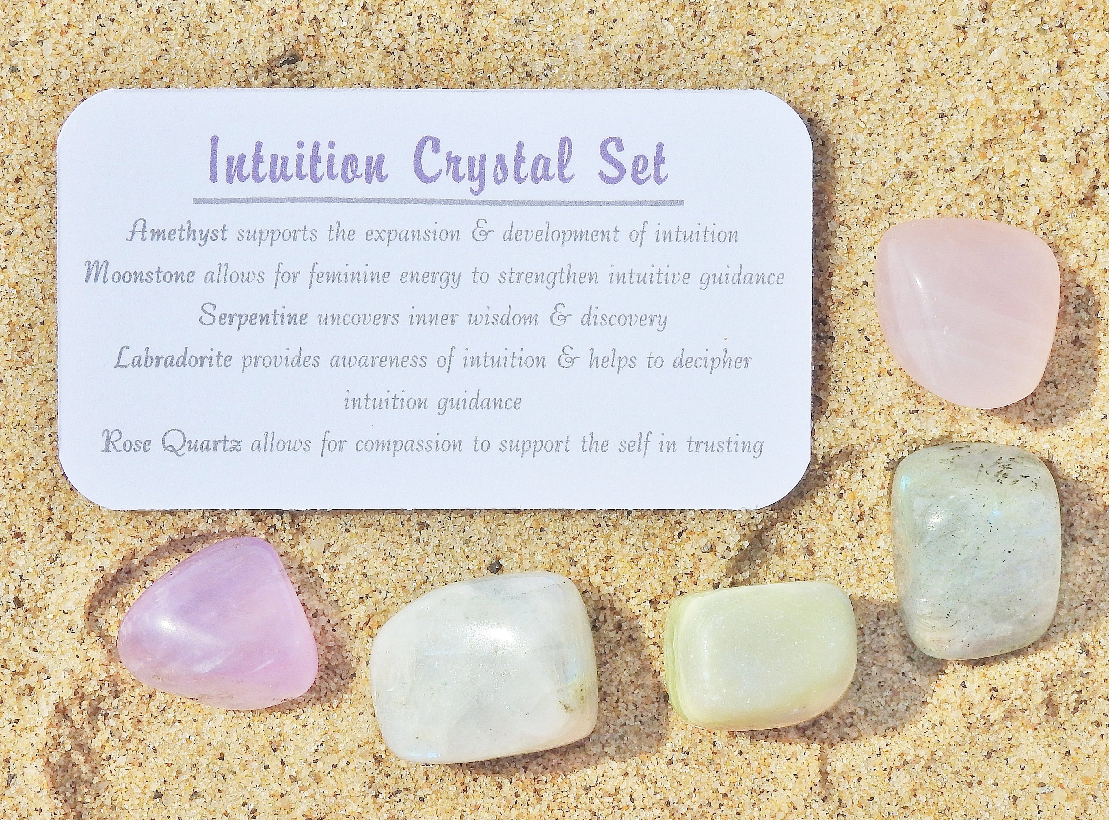 Intuition Crystal Jar Set - Mindful Intentions