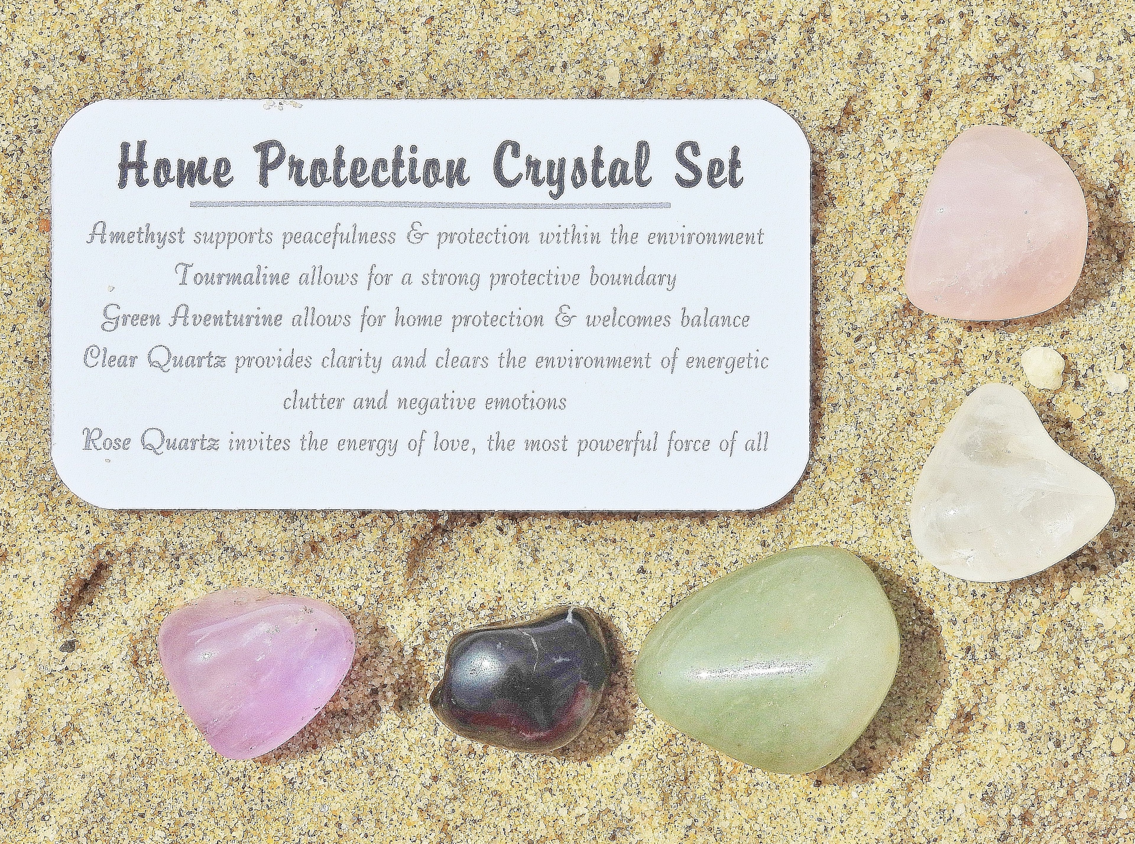 Home Protection Crystal Jar Set - Mindful Intentions