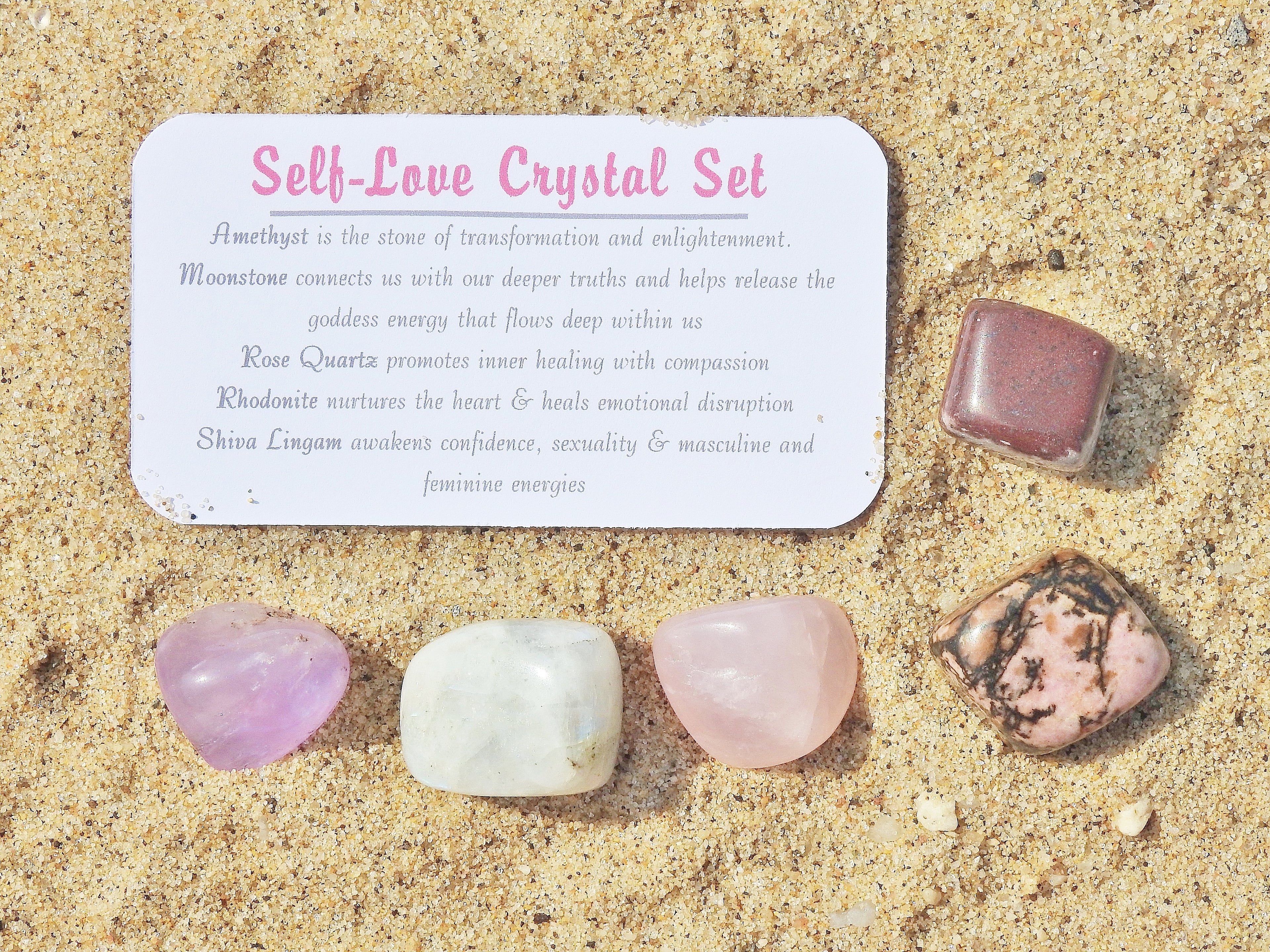 Self Love Crystal Jar Set - Mindful Intentions