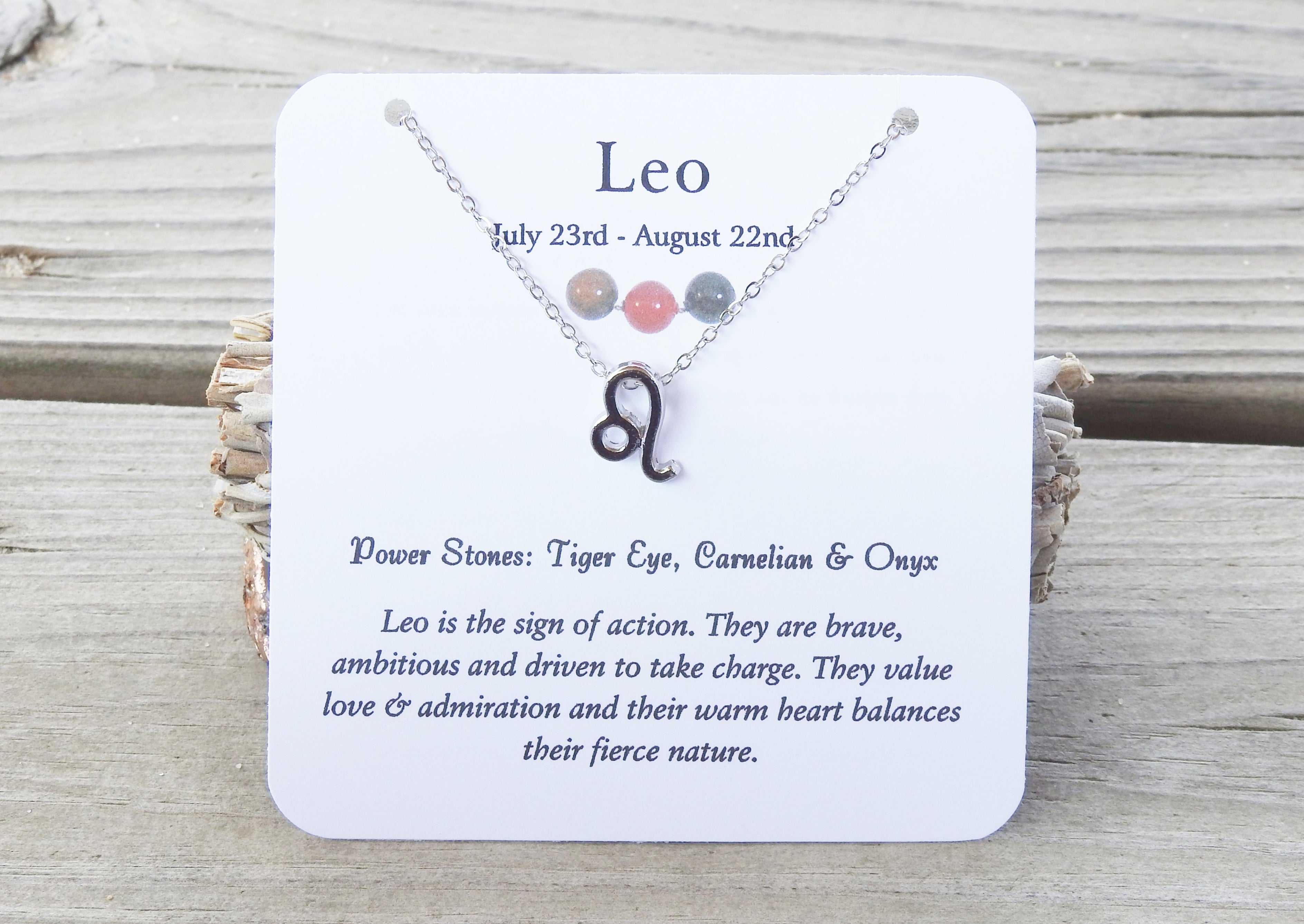 Leo Zodiac Necklace - Mindful Intentions