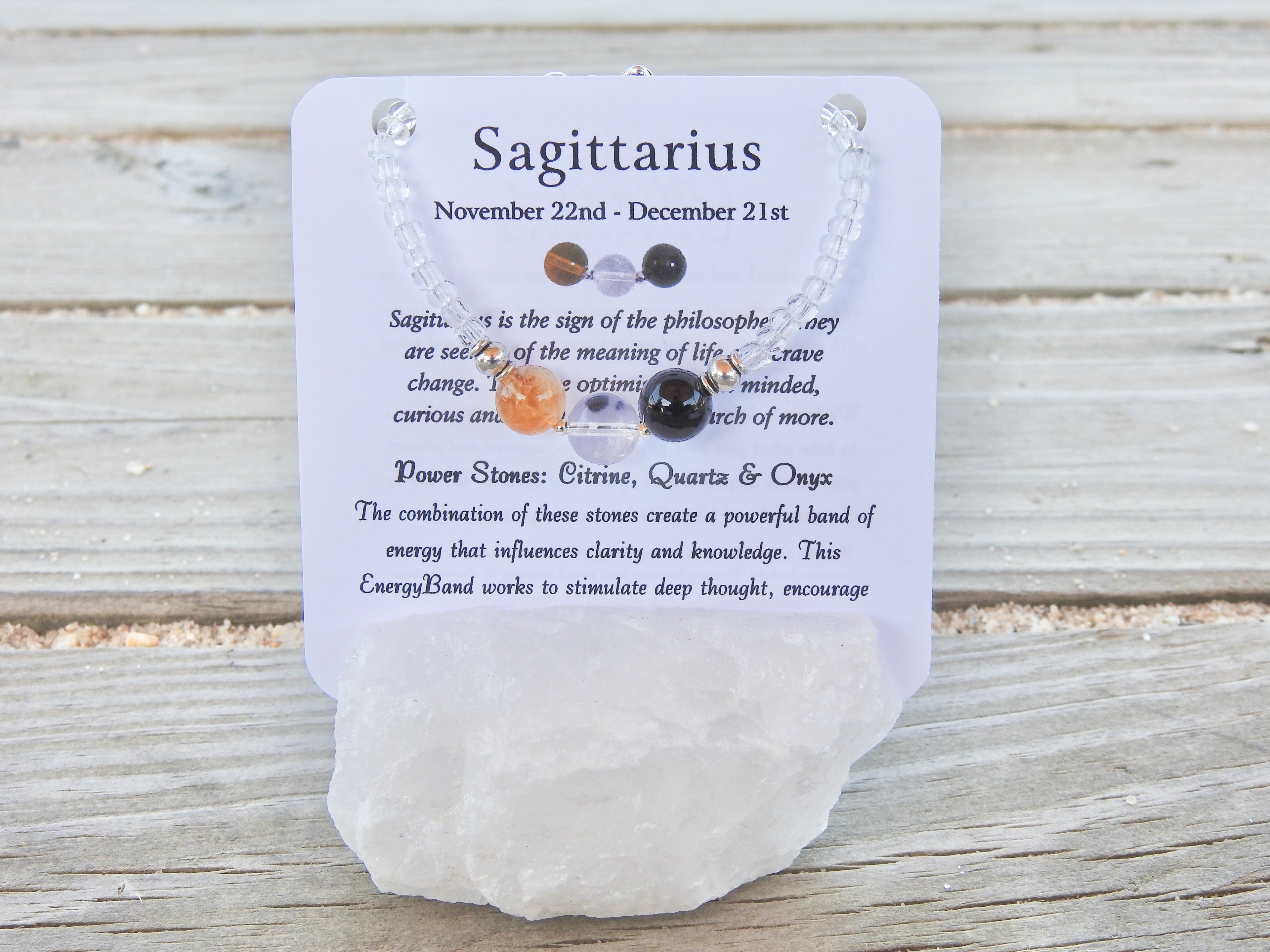 Sagittarius Bracelet- Zodiac Bracelet - Mindful Intentions