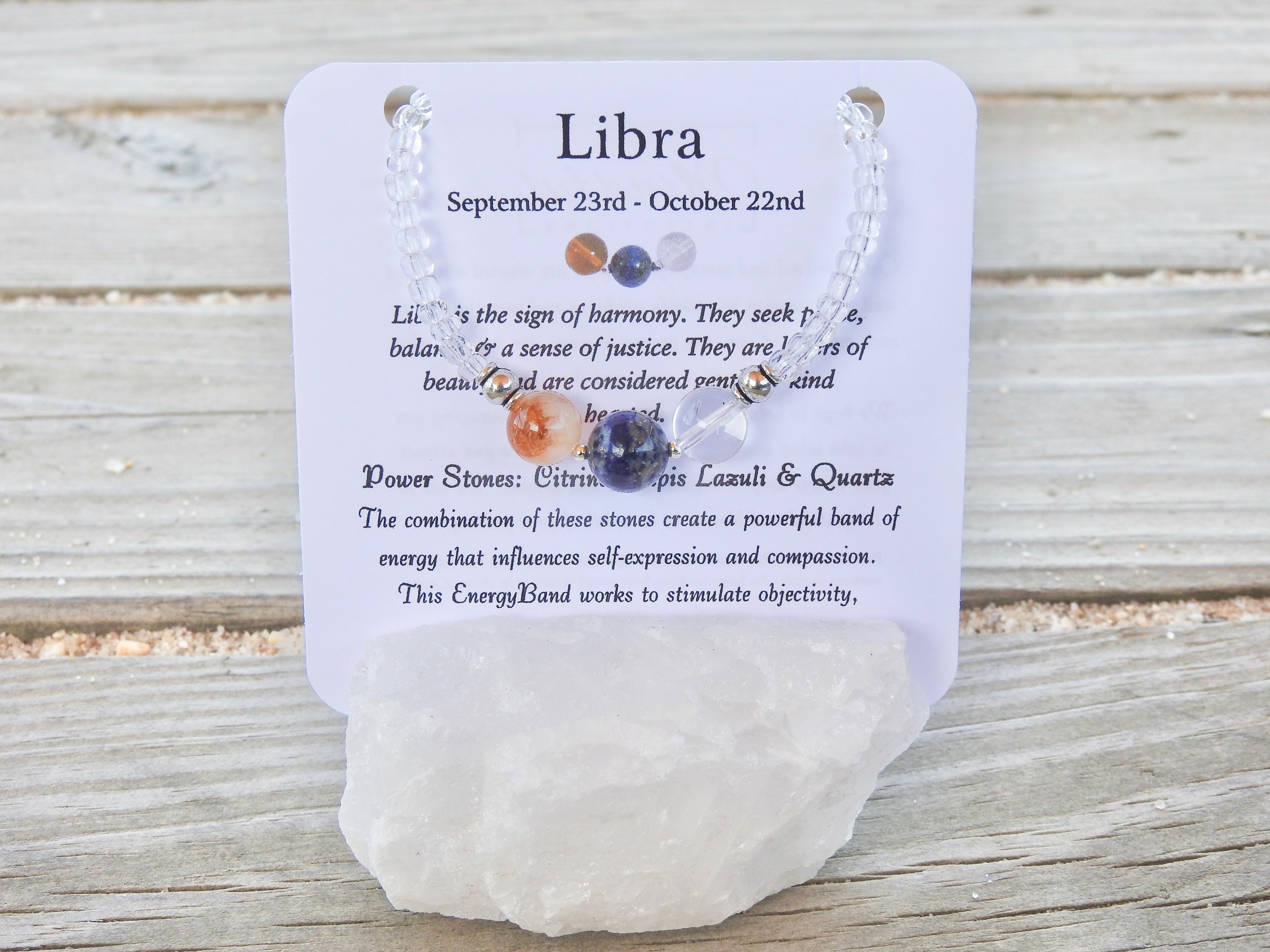 Libra Bracelet- Zodiac Bracelet - Mindful Intentions