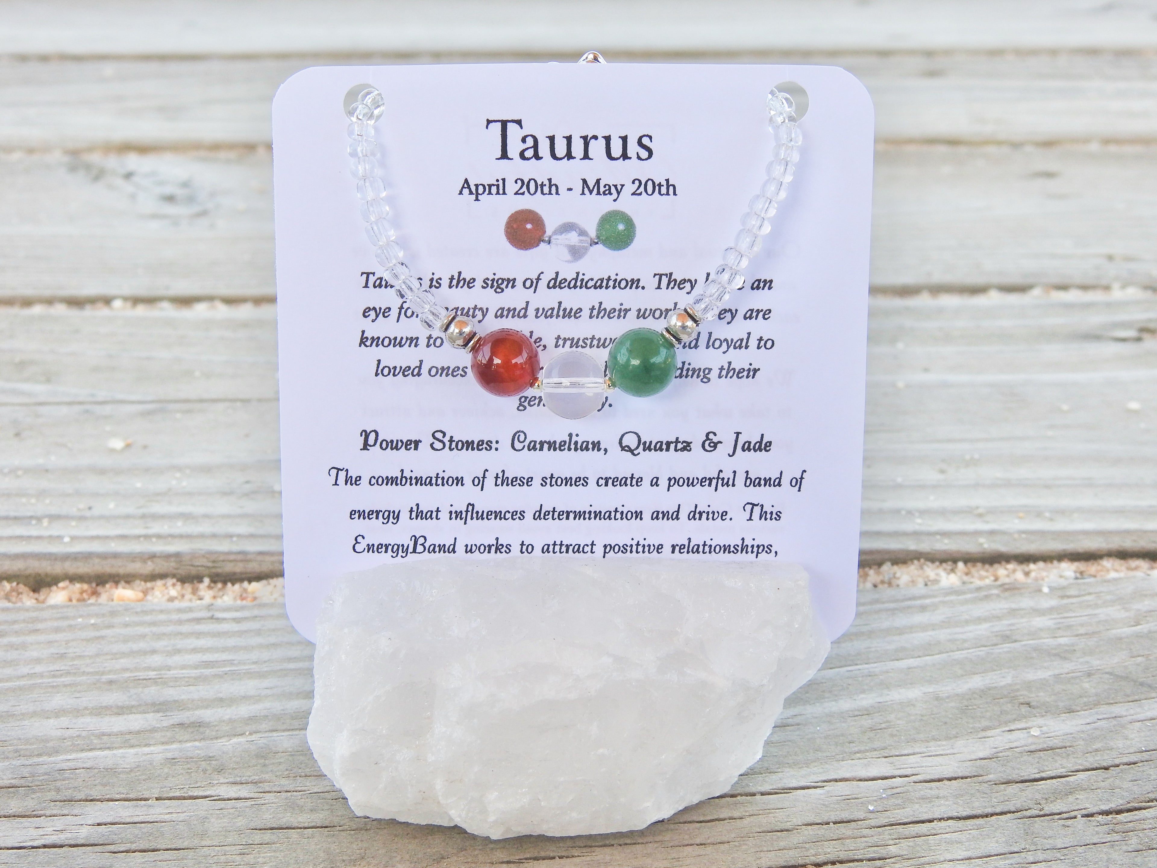 Taurus Bracelet- Zodiac Bracelet - Mindful Intentions