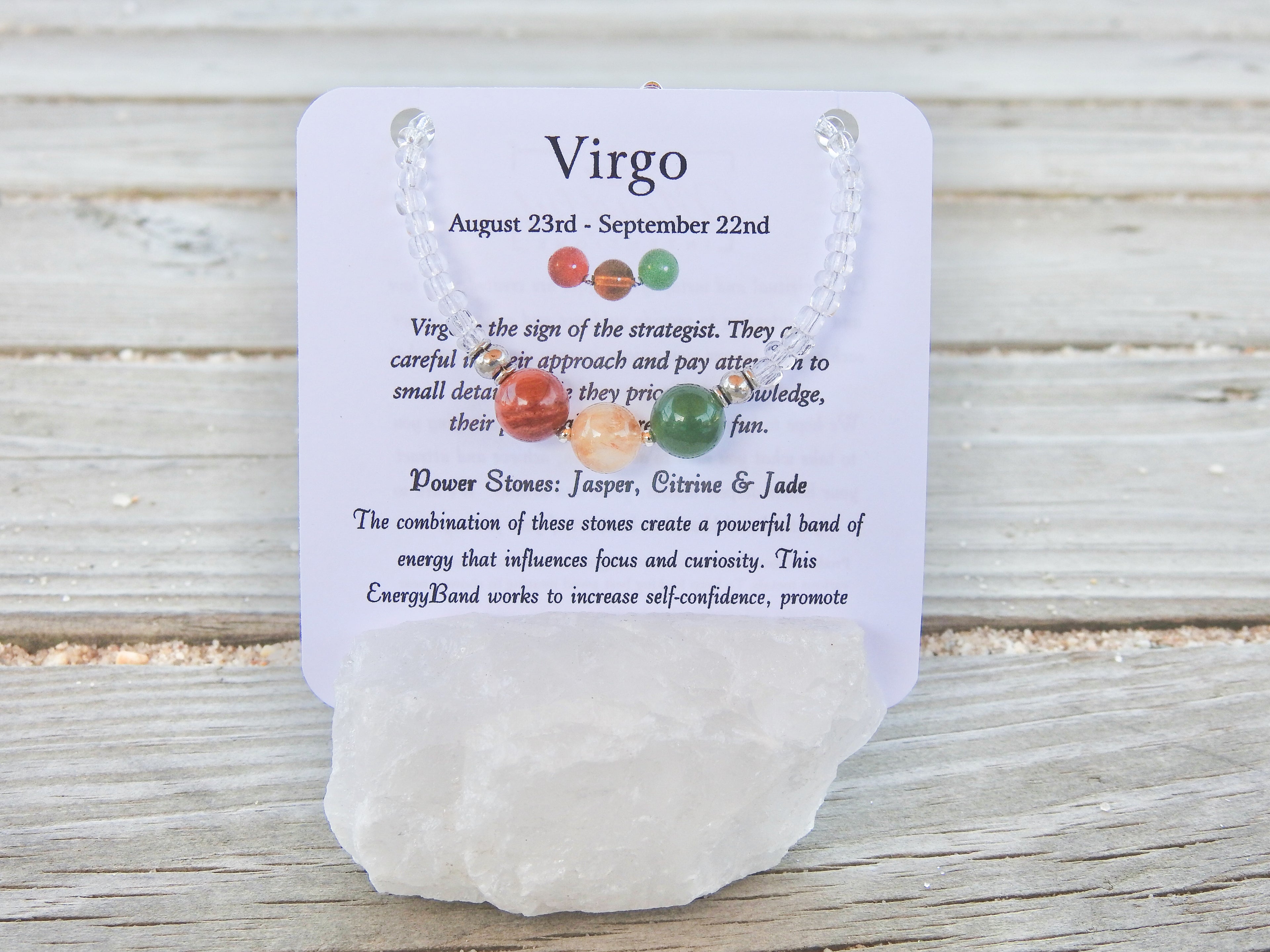 Virgo Bracelet- Zodiac Bracelet - Mindful Intentions