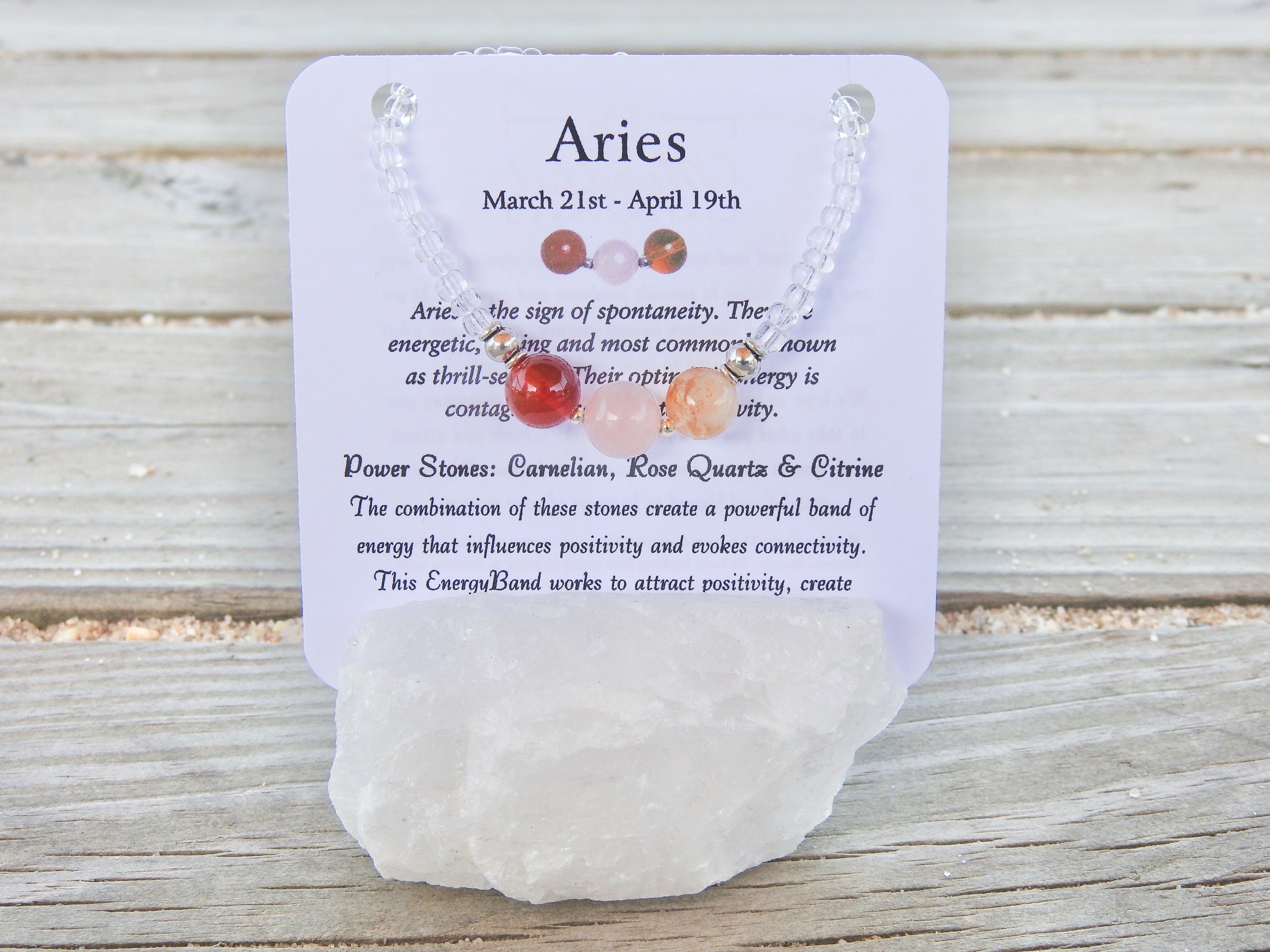 Aries Bracelet- Zodiac Bracelet - Mindful Intentions