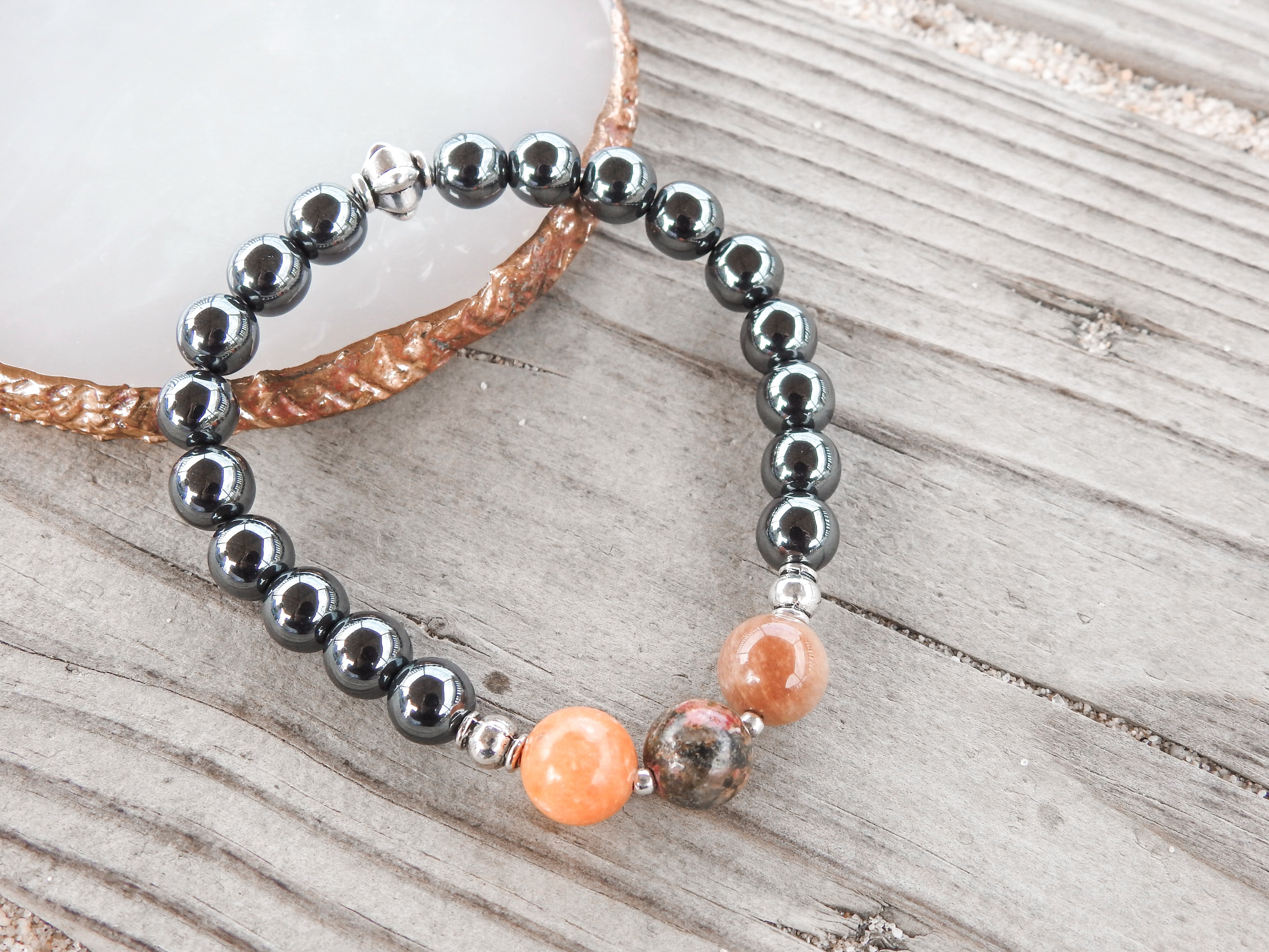 Men's Sacral Chakra Bracelet- For Creativity & Sexuality - Mindful Intentions