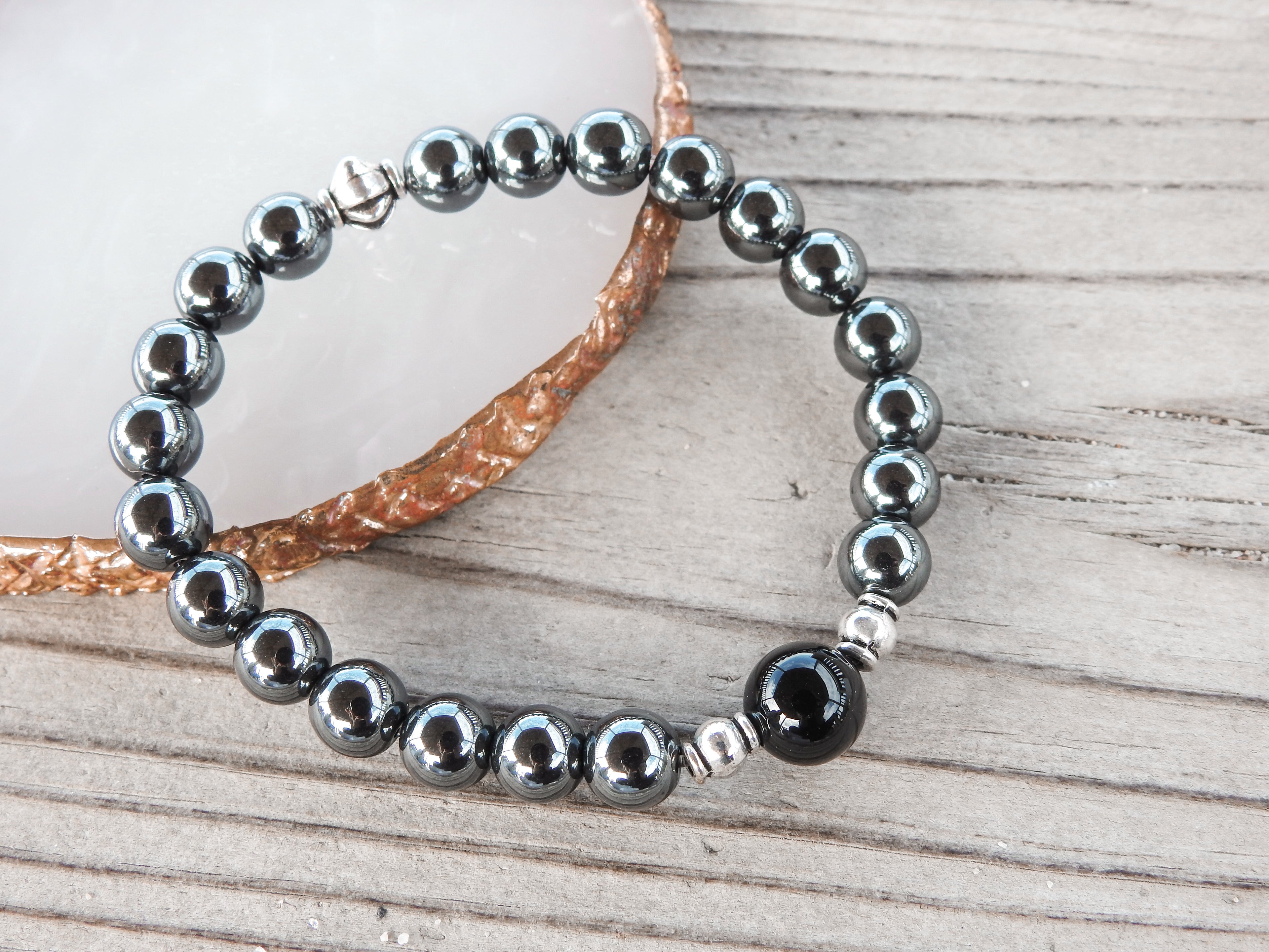Onyx Bracelet For Protection & Strength - Mindful Intentions
