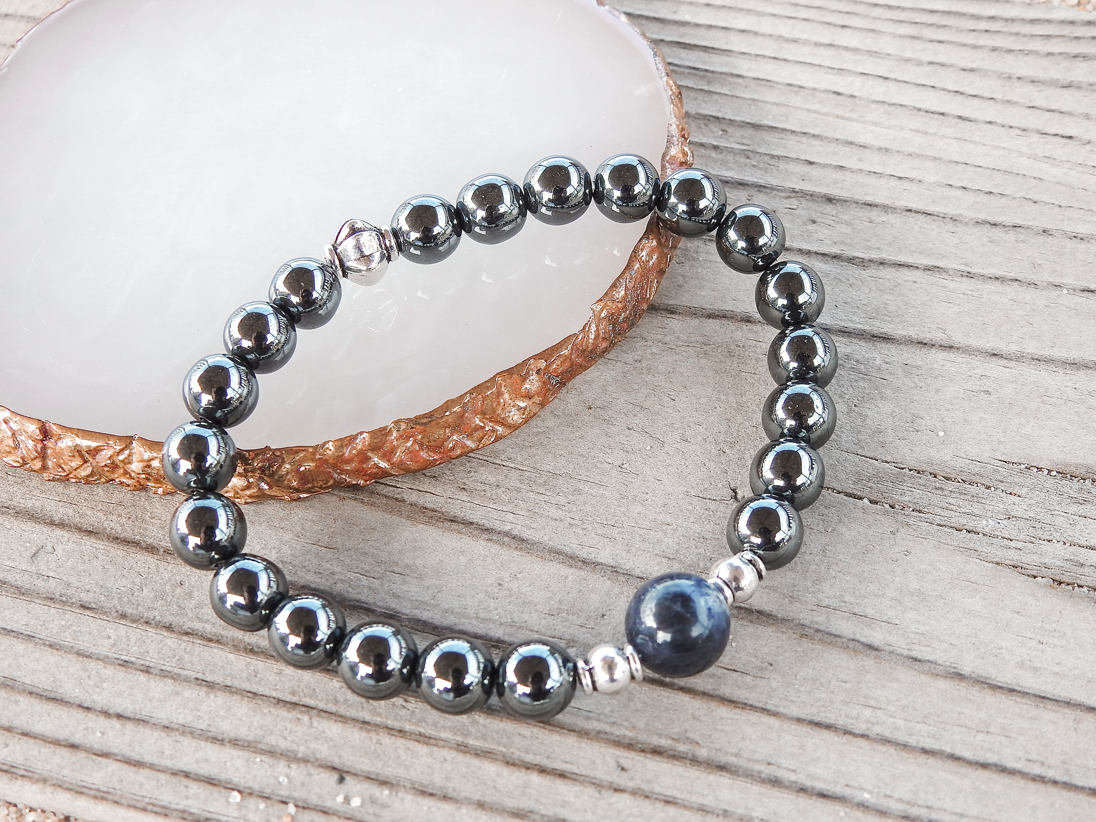Sodalite Bracelet- For Peace & Self Esteem - Mindful Intentions