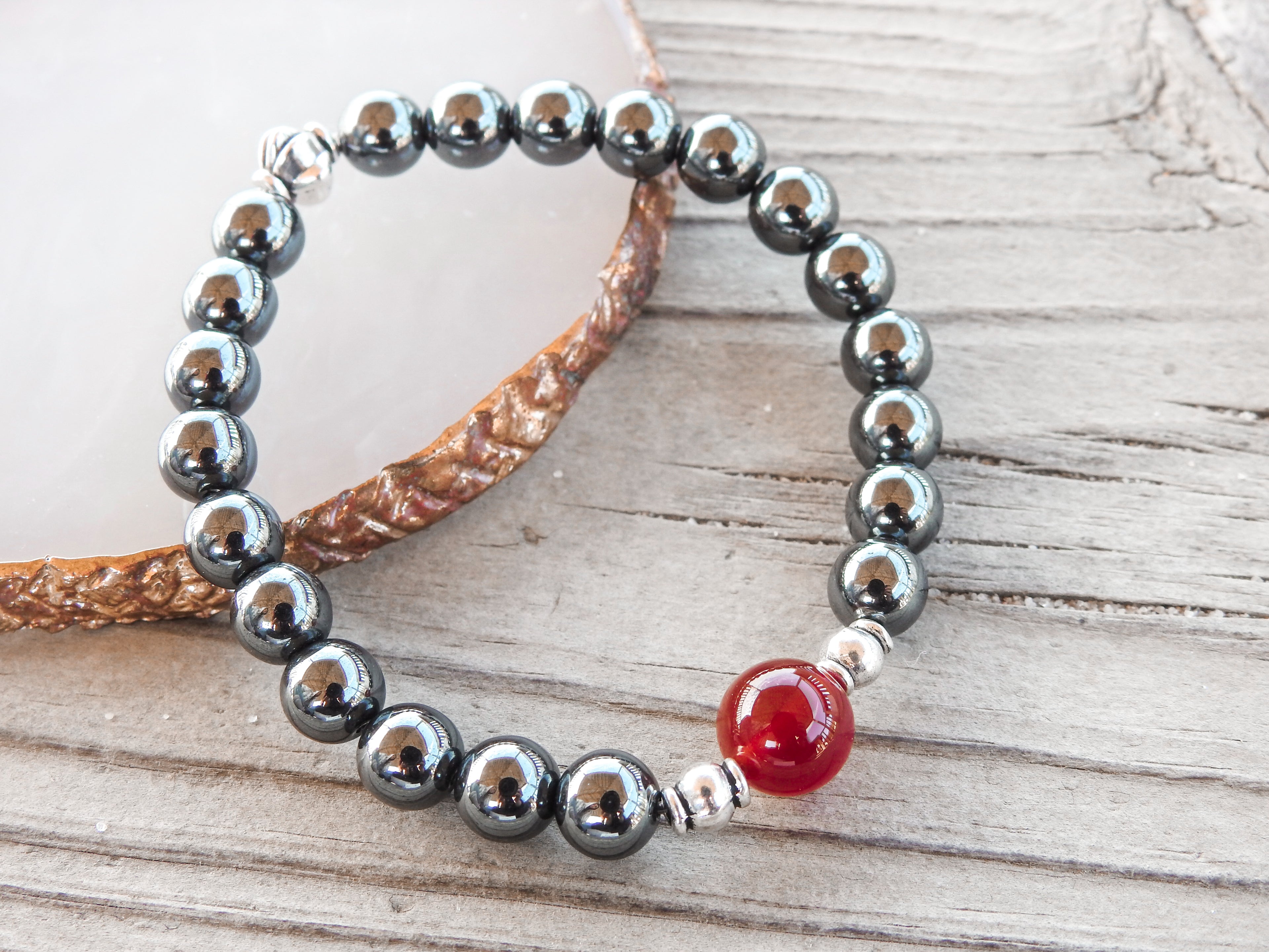 Carnelian Bracelet For Attracting the Desires of the Heart & Taking Action - Mindful Intentions