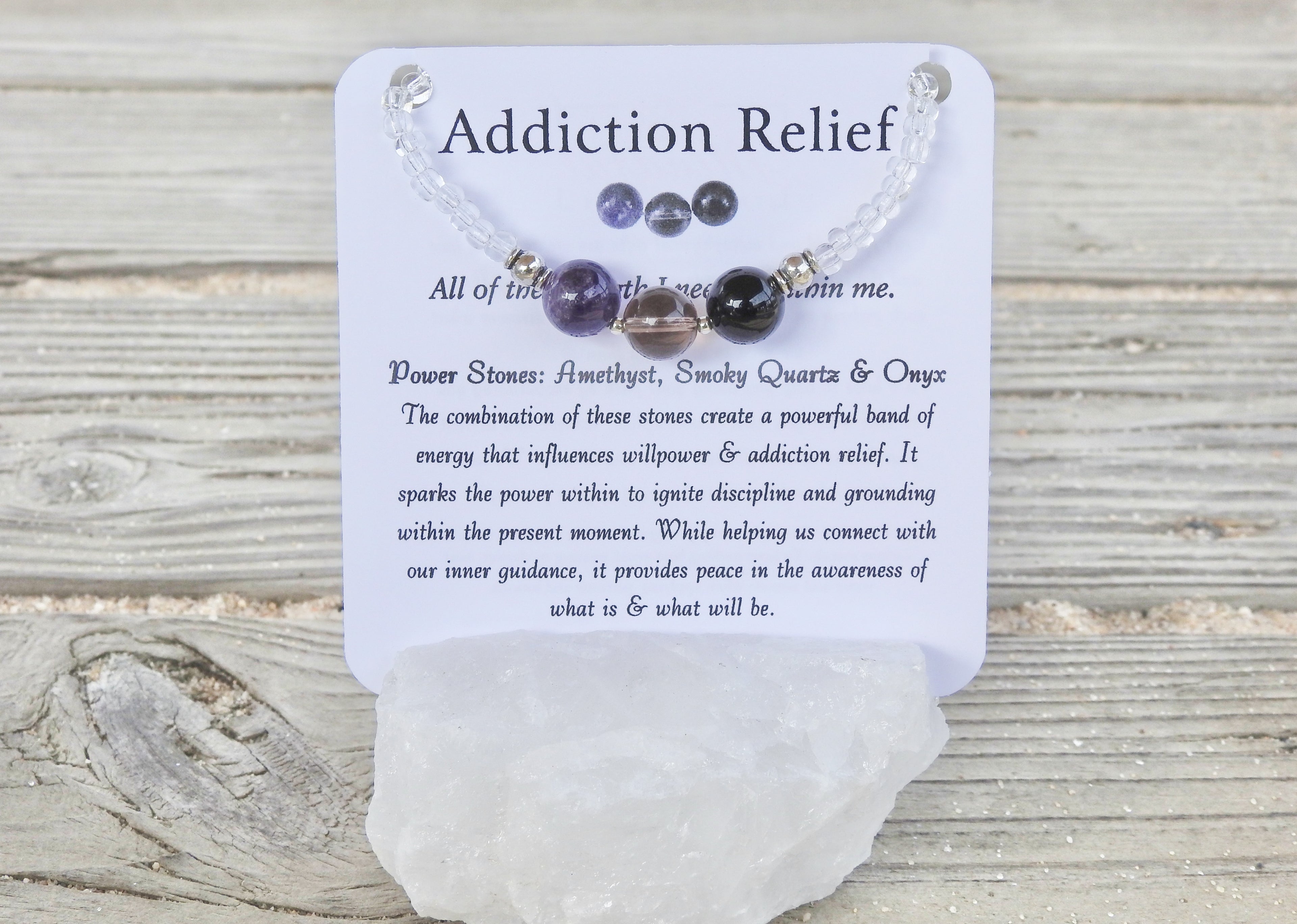 Addiction Relief Bracelet - Mindful Intentions