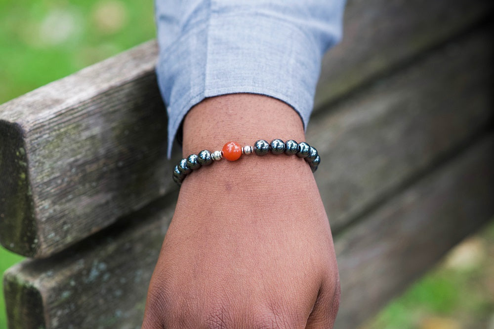 Carnelian Bracelet For Attracting the Desires of the Heart & Taking Action - Mindful Intentions