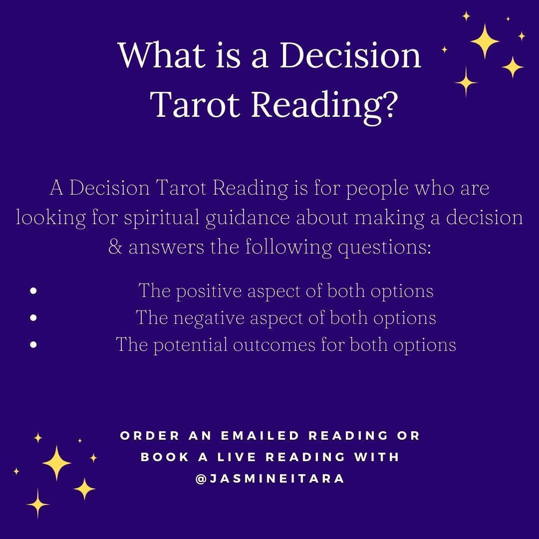 Decision Tarot Reading- Emailed Tarot Reading - Mindful Intentions