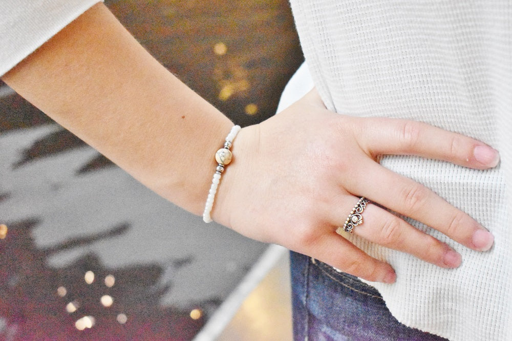 Mother's Day- Magnesite Bracelet - Mindful Intentions