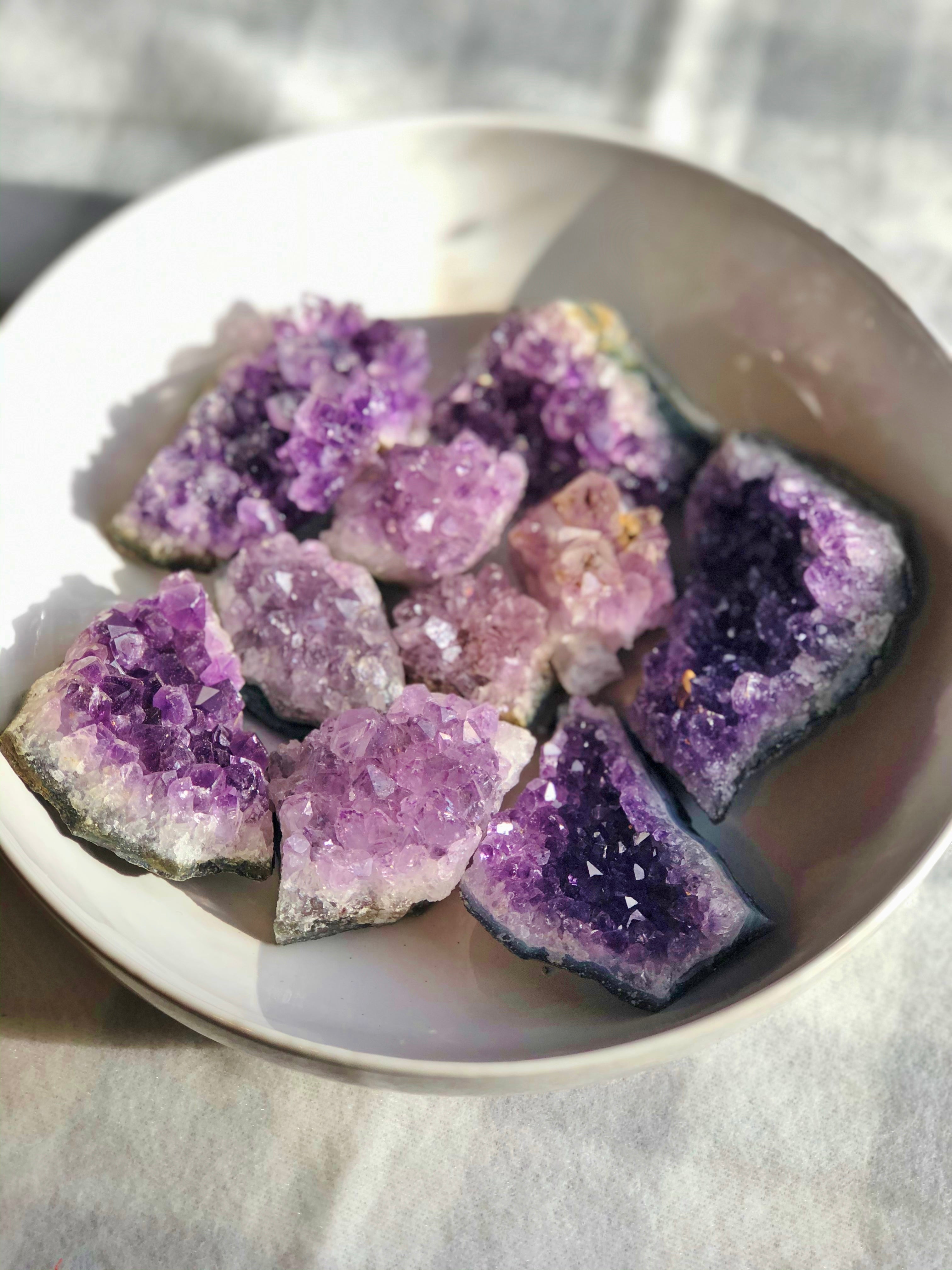 Raw Amethyst Crystal- Stone of Intuition, Protection, & Sleep - Mindful Intentions
