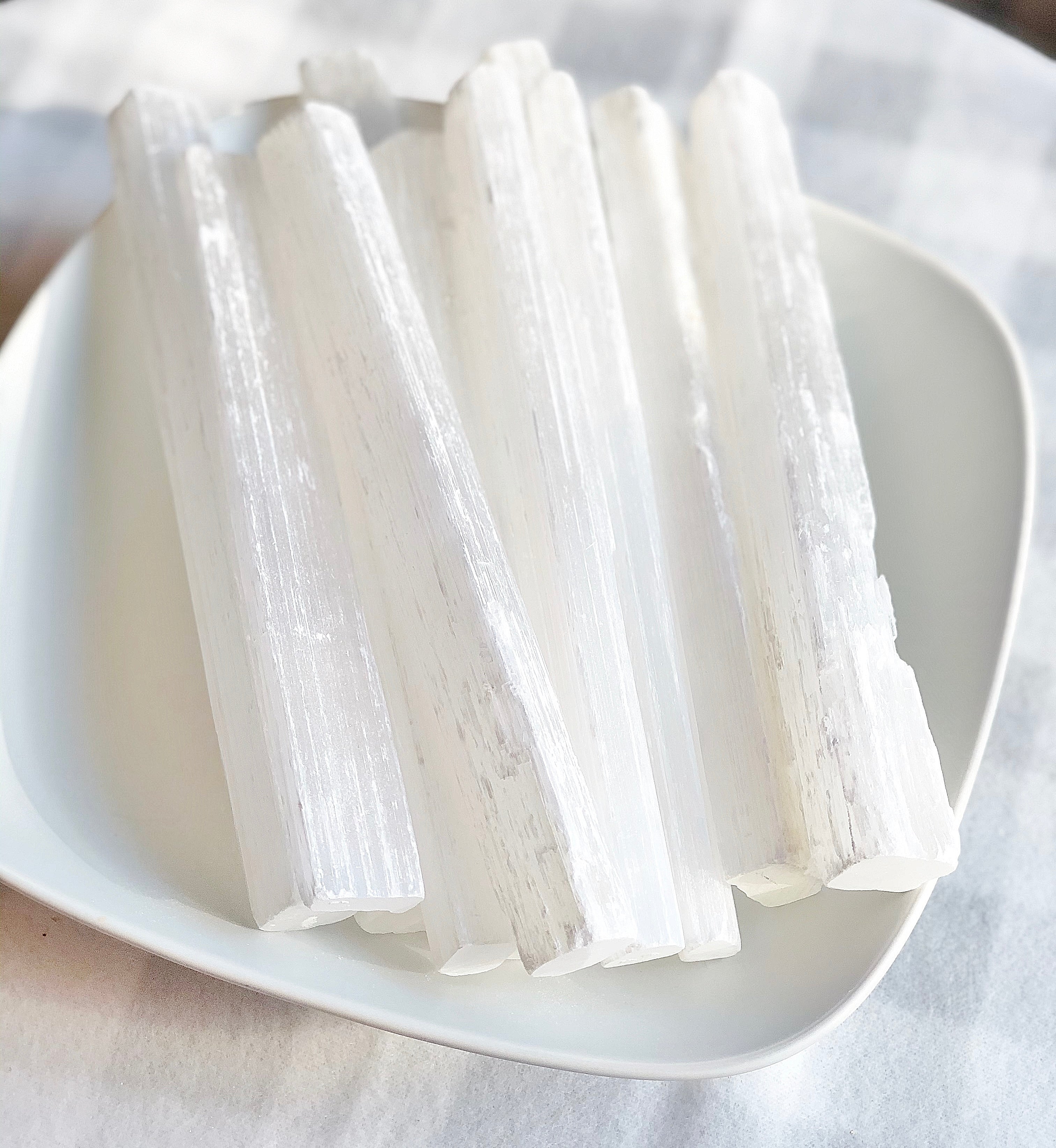 Selenite Sticks- Energy Clearing Tool - Mindful Intentions