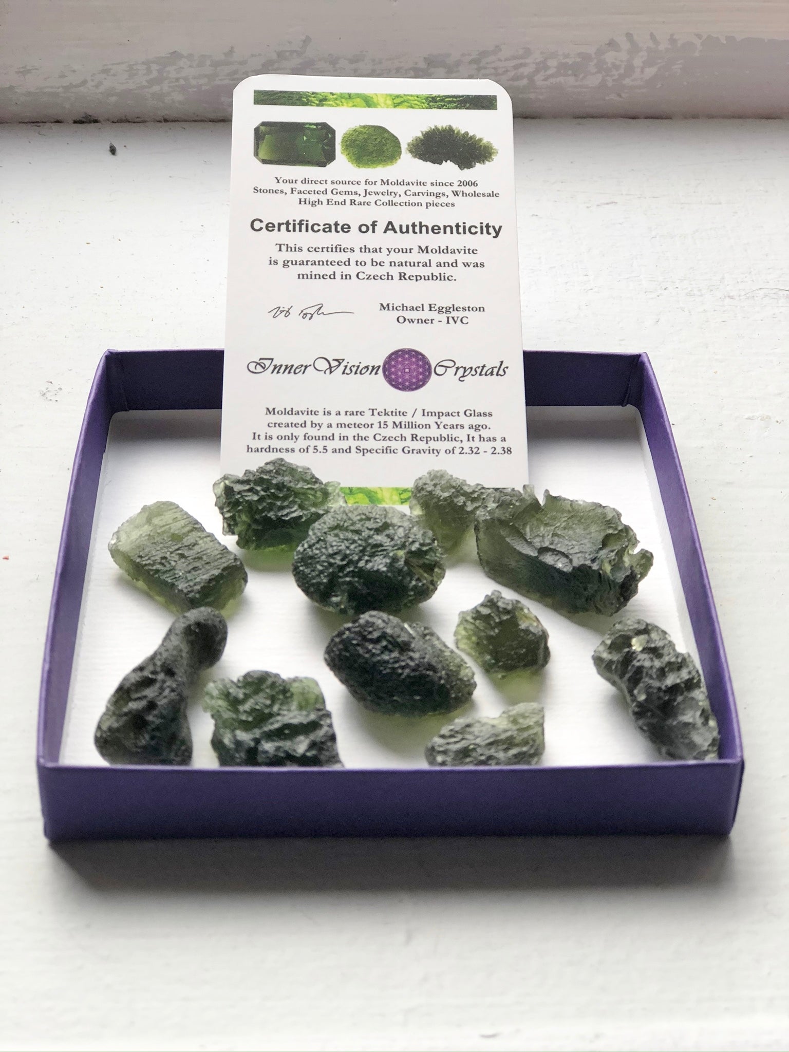 Moldavite- The Transformation Stone- Genuine Rare Tektite from Czech Republic - Mindful Intentions
