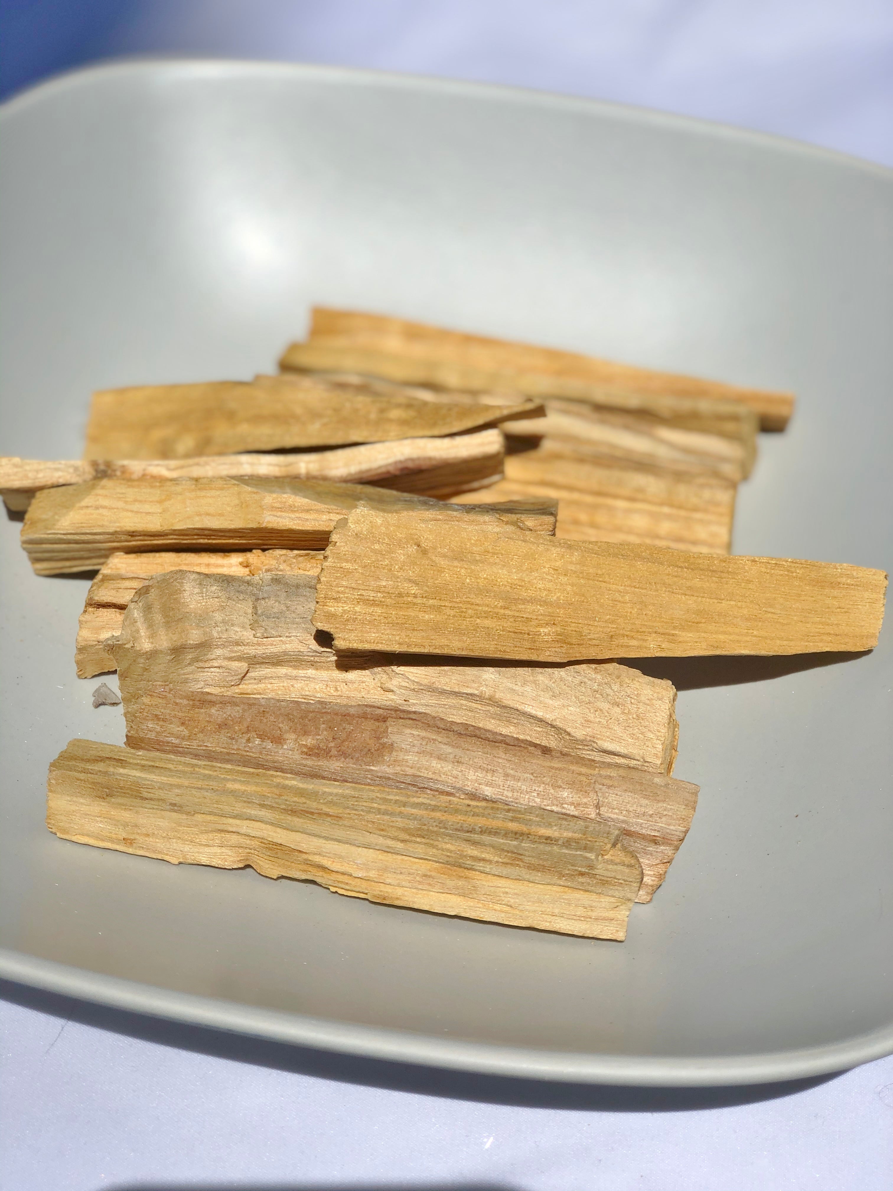 Palo Santo Smudging Sticks- 2 PC Set- Includes Ritual Instruction Card - Mindful Intentions