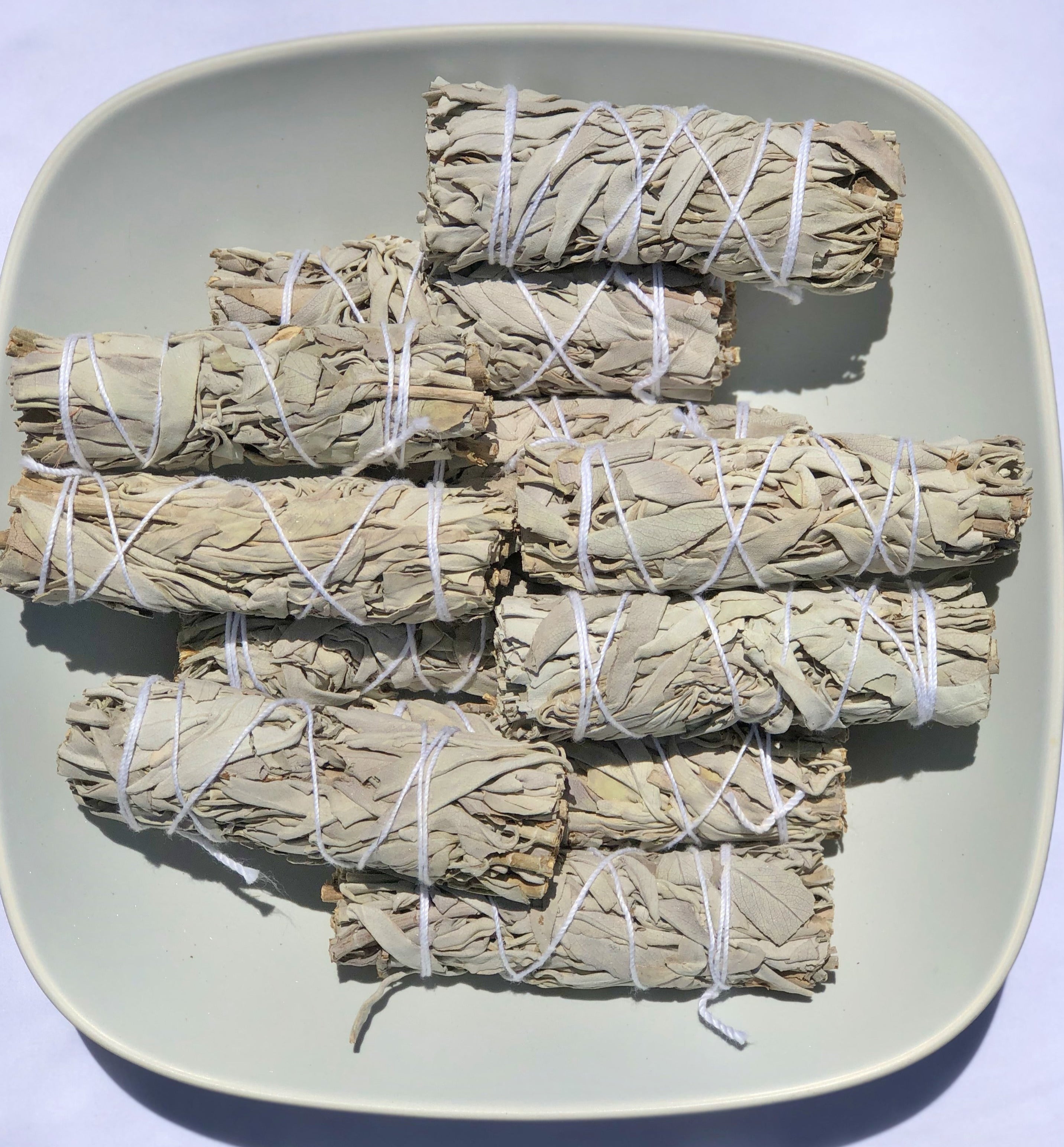 White Sage Smudging Stick- Includes Ritual Instruction Card - Mindful Intentions