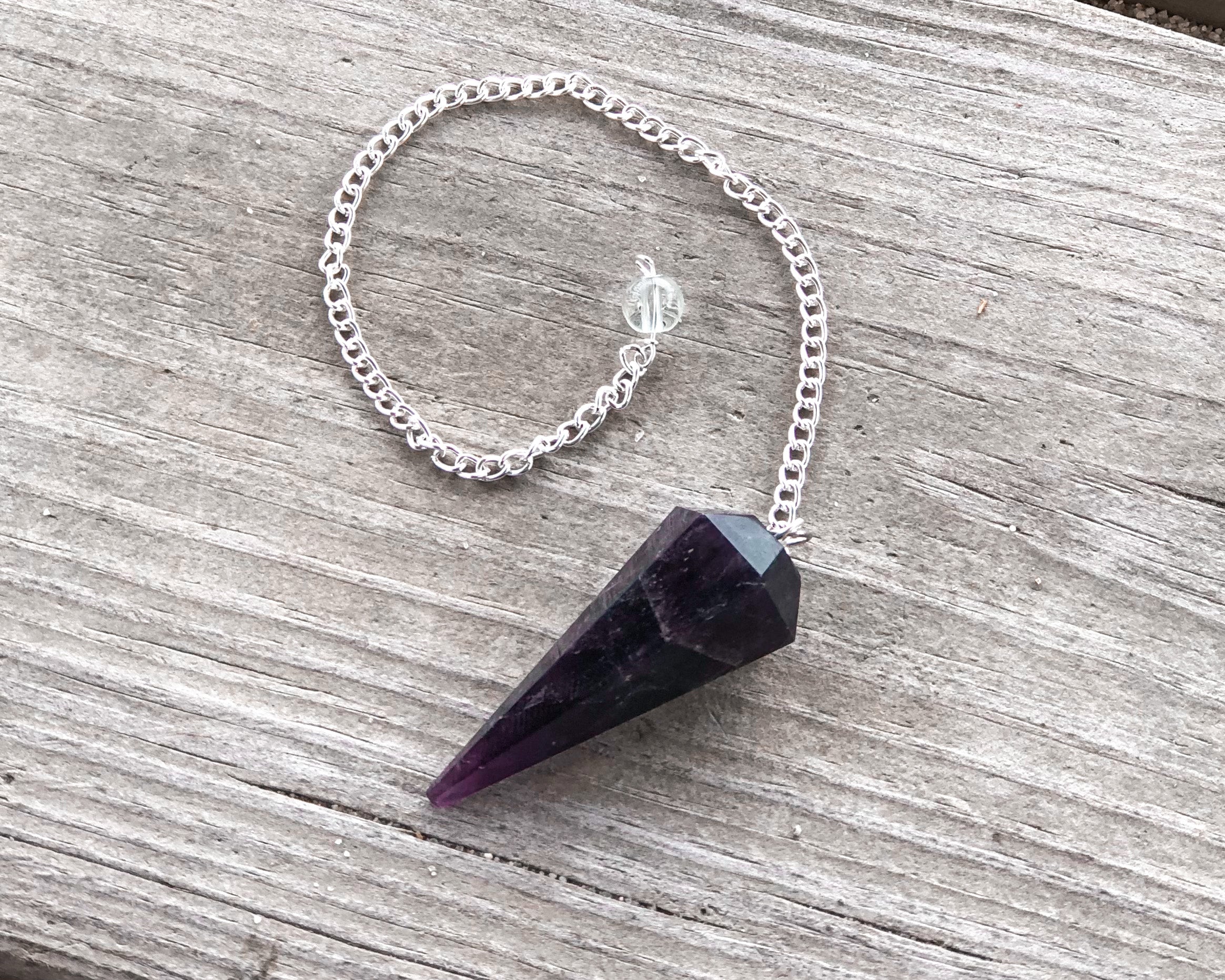 Amethyst Pendulum with Pendulum Board & Instructions - Mindful Intentions