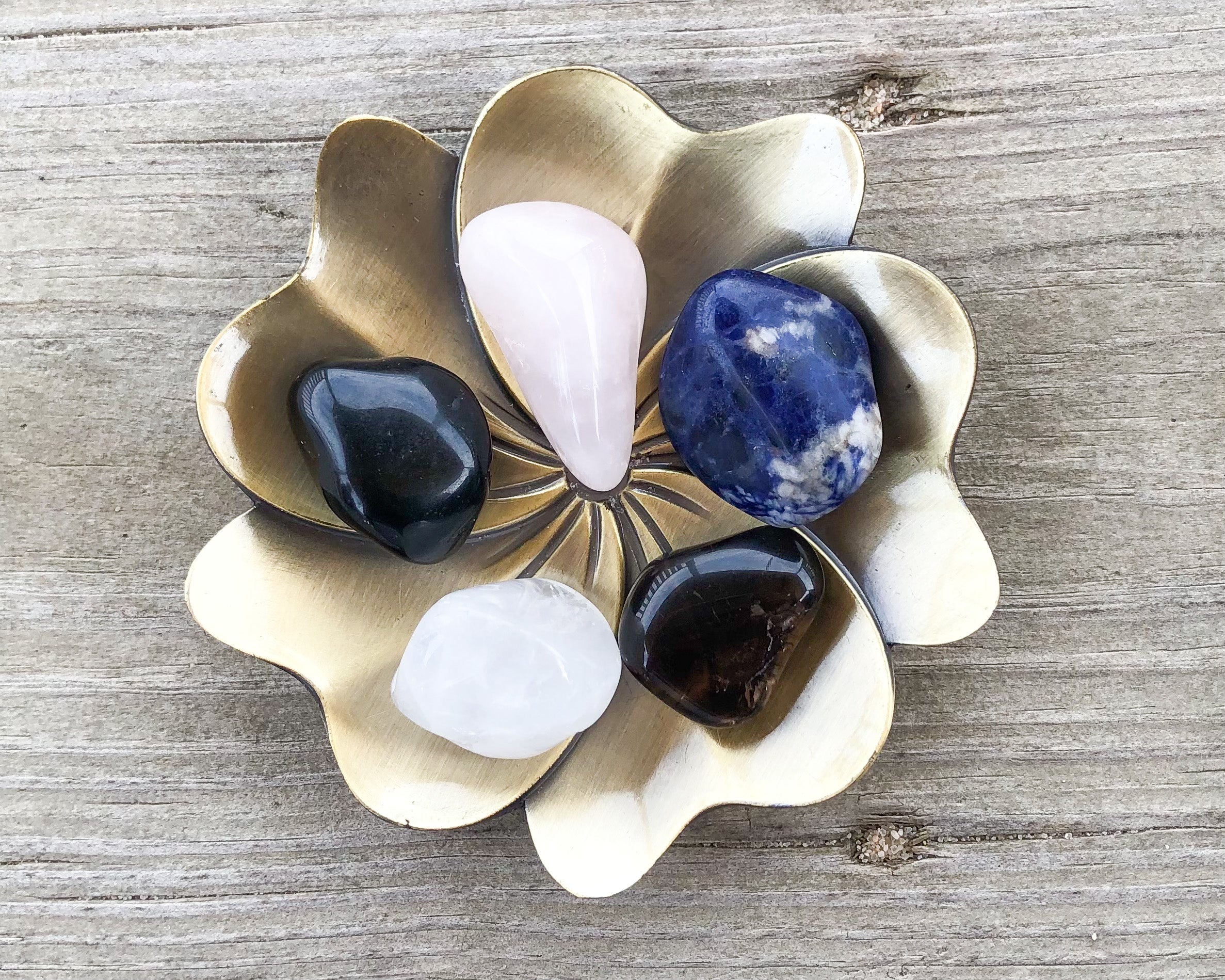 Capricorn Zodiac Crystal Jar Set - Mindful Intentions