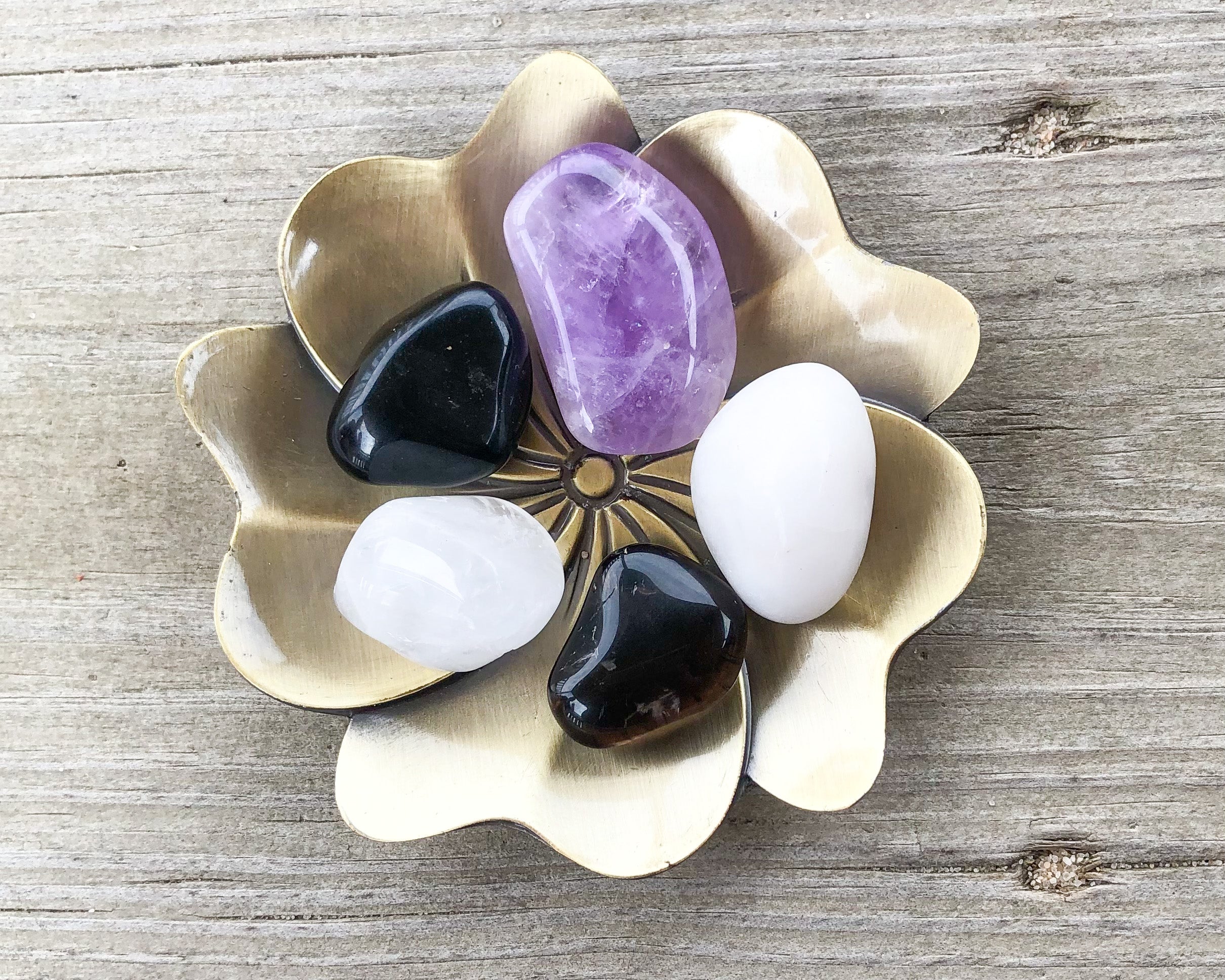 Addiction Crystal Jar Set - Mindful Intentions