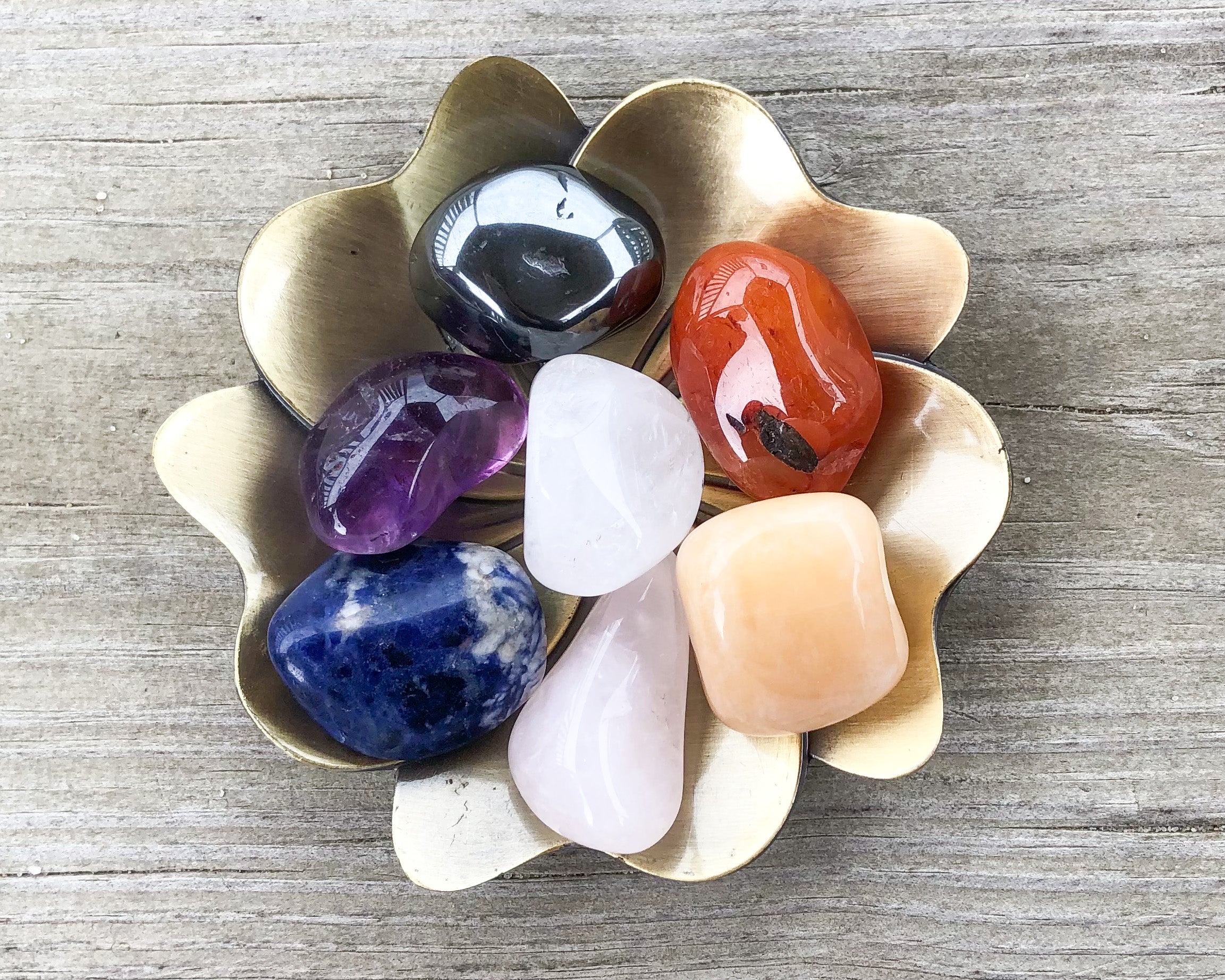 Chakra Healing Crystal Set in Jar - Mindful Intentions